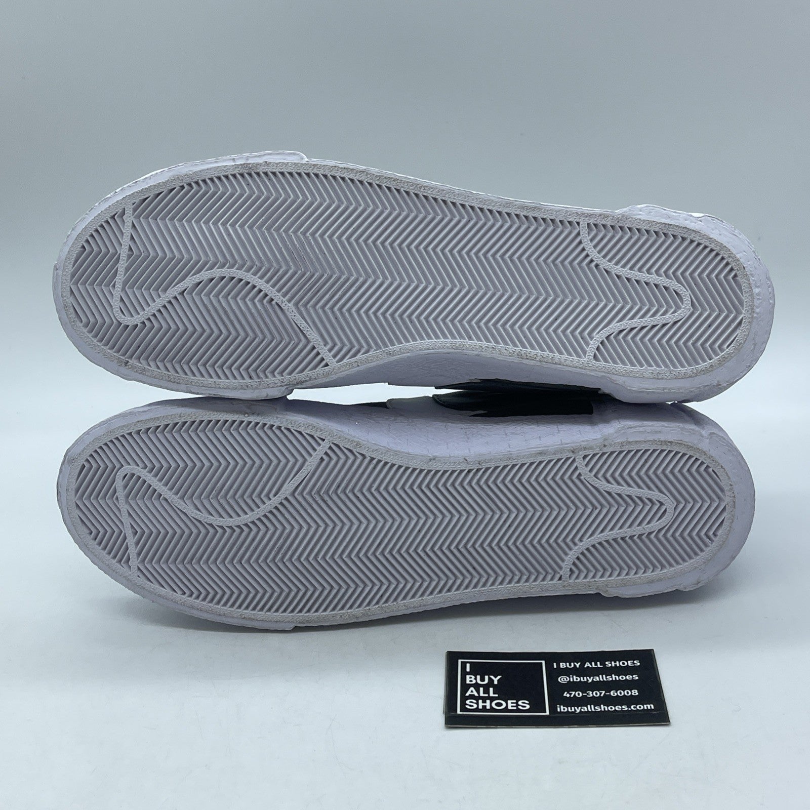 Size 11 - Nike sacai x Blazer Low Iron Grey White Suede Leather (DD1877-002)