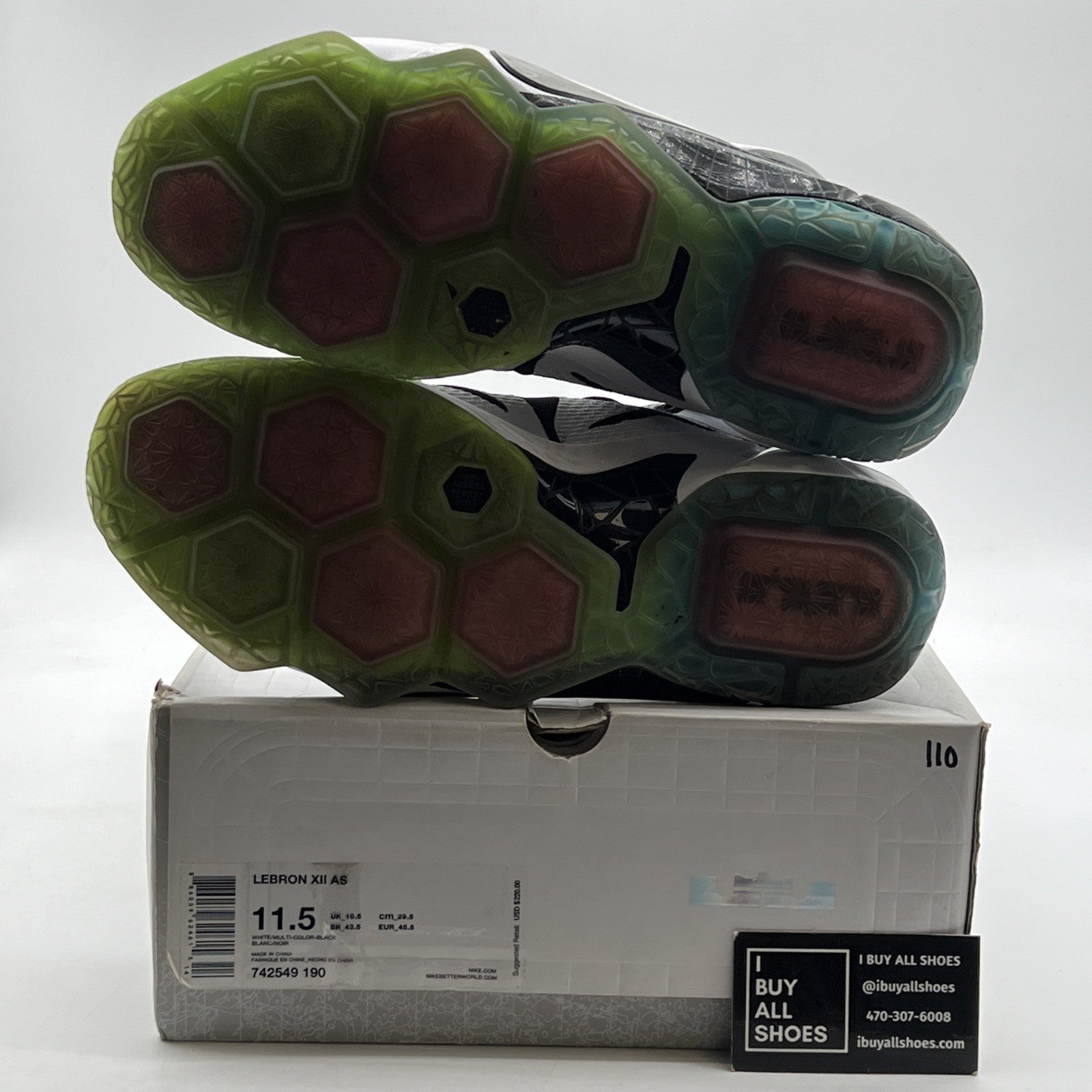 Size 11.5 - Nike LeBron 12 All Star (742549-190)