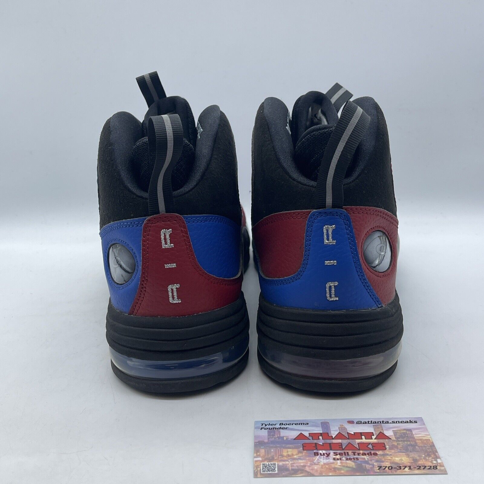 Size 10 - Nike Air Penny 3 Do It For Dez Red Blue Black Leather (CU8058-001)