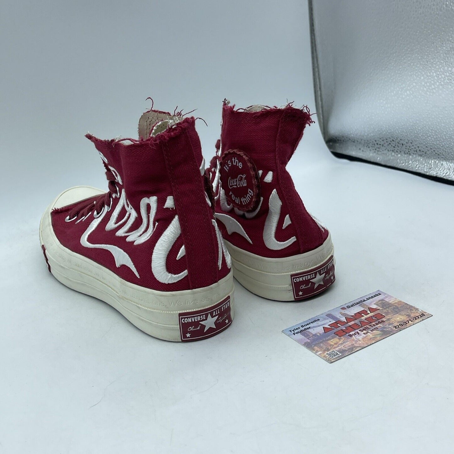 Size 7 - Converse Kith x Coca-Cola x Chuck 70 High America White Red (162989C)