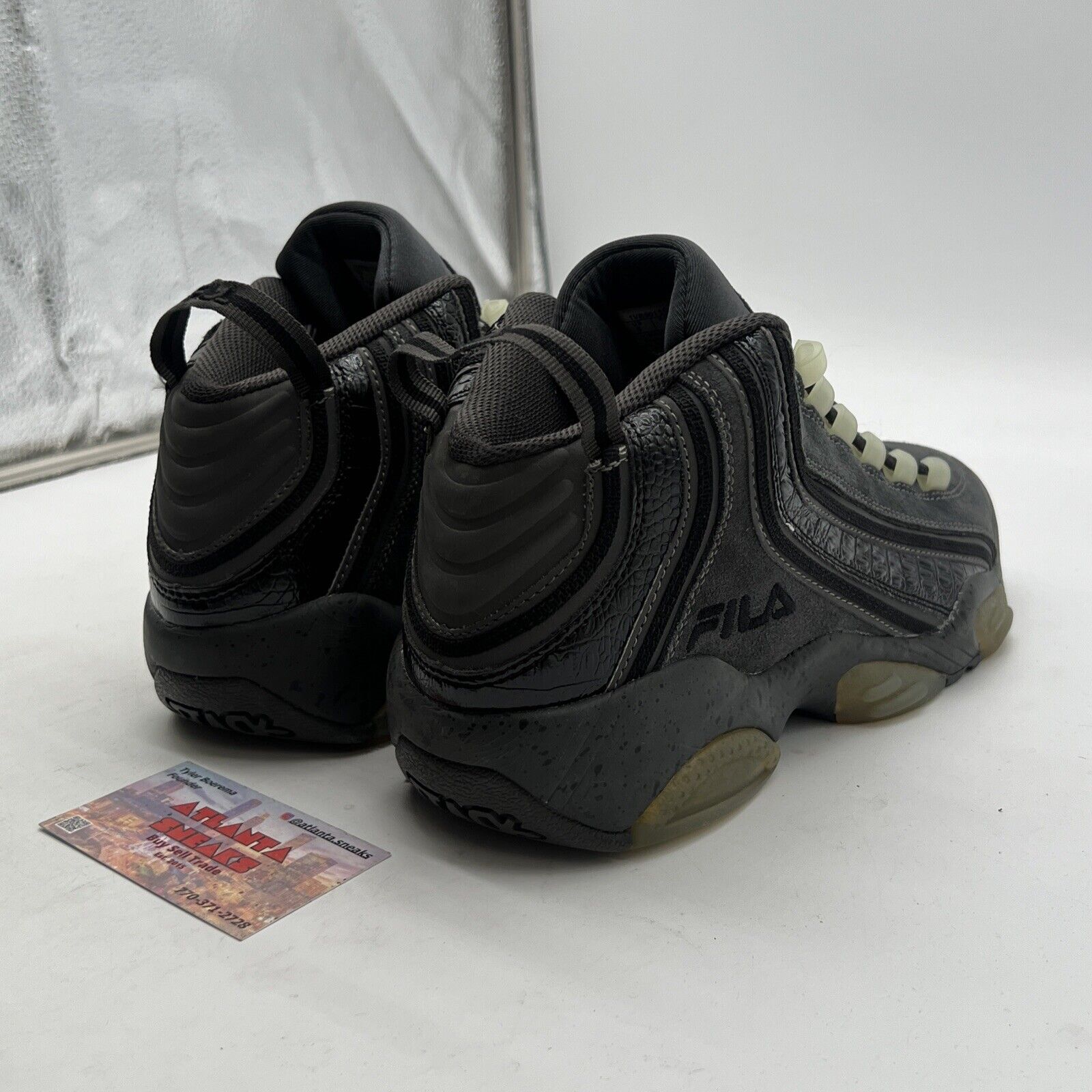 Size 9 - FILA Fila Stack 2 Grey/Black Suede (1VB90116-051)