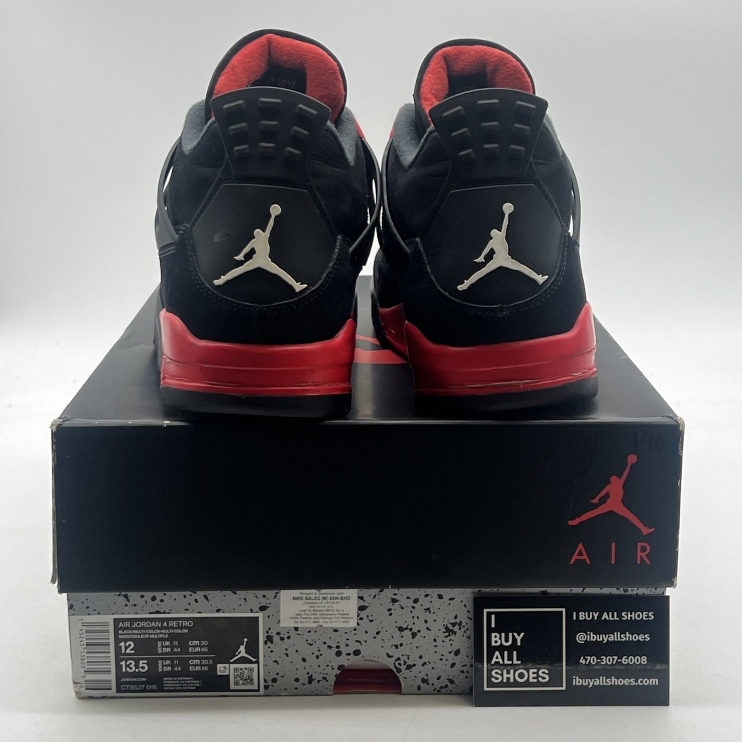 Size 12 - Air Jordan 4 Retro Mid Red Thunder (CT8527-016)