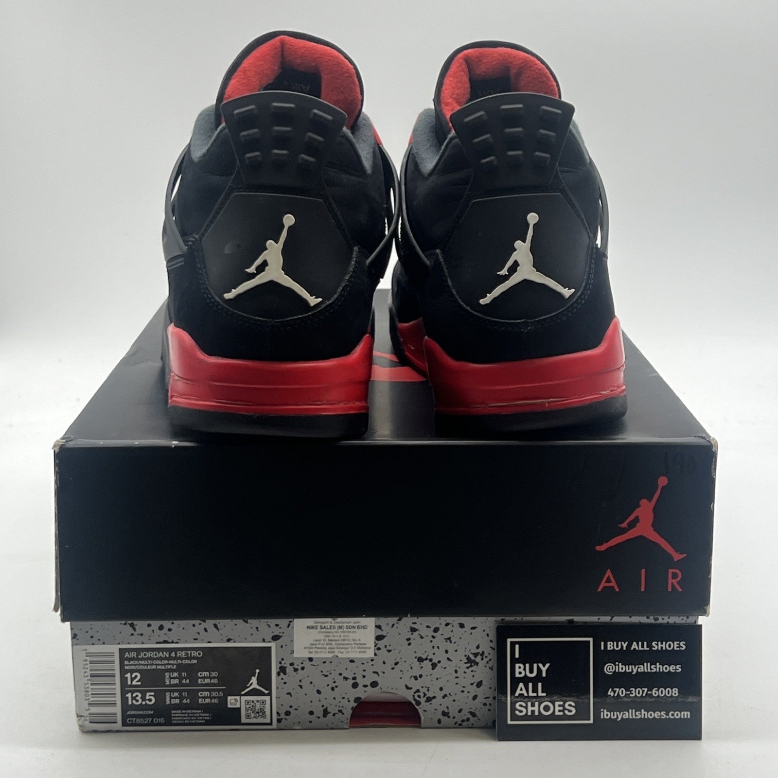 Size 12 - Air Jordan 4 Retro Mid Red Thunder (CT8527-016)