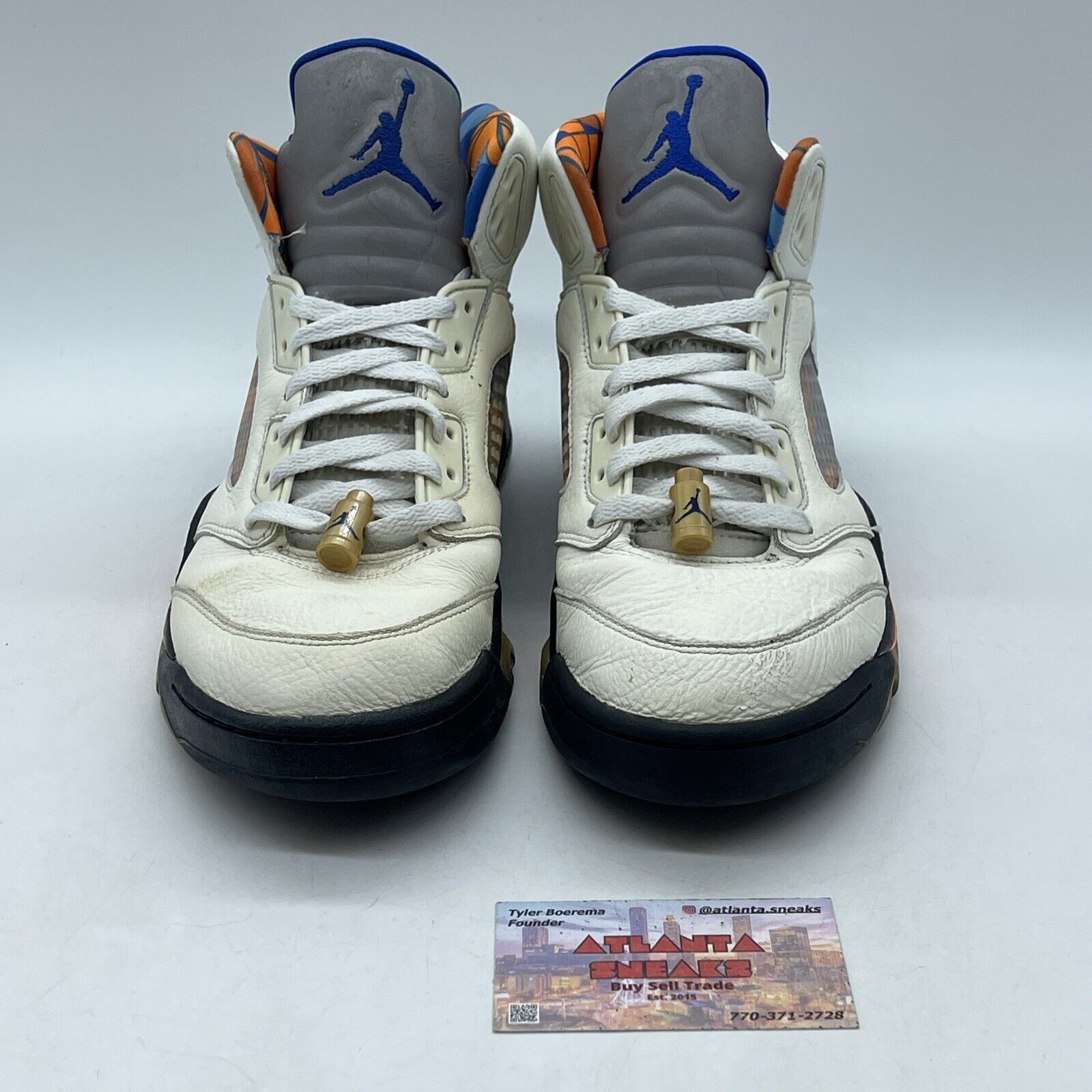 Size 9.5 - Air Jordan 5 Retro International Flight Tan Leather (136027-148)