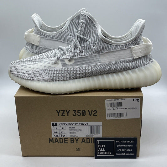 Size 12 - adidas Yeezy Boost 350 V2 2018 Low Static Non-Reflective Grey (EF2905)