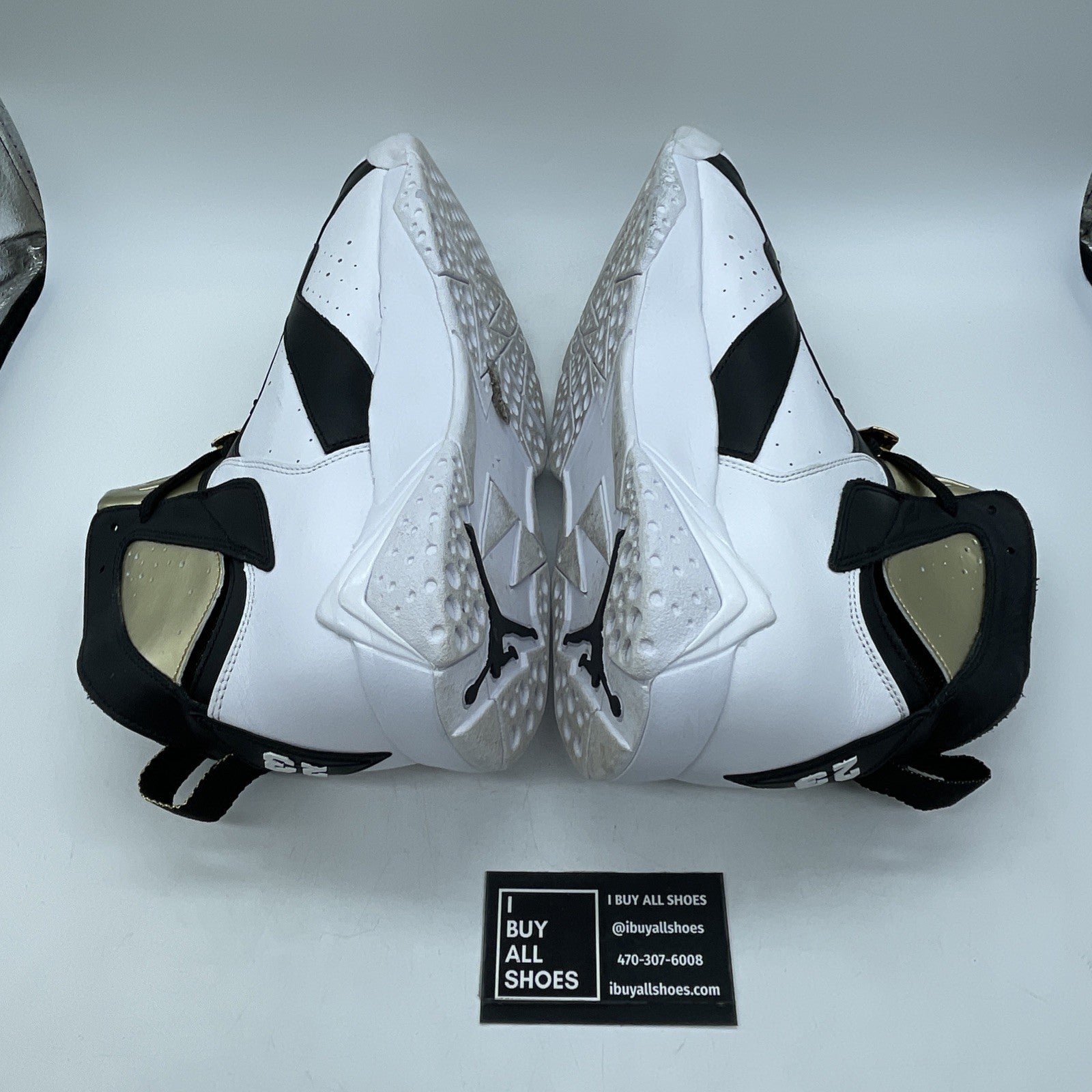 Size 14 - Air Jordan 7 Retro Champagne Black White Gold Leather (725093-140)