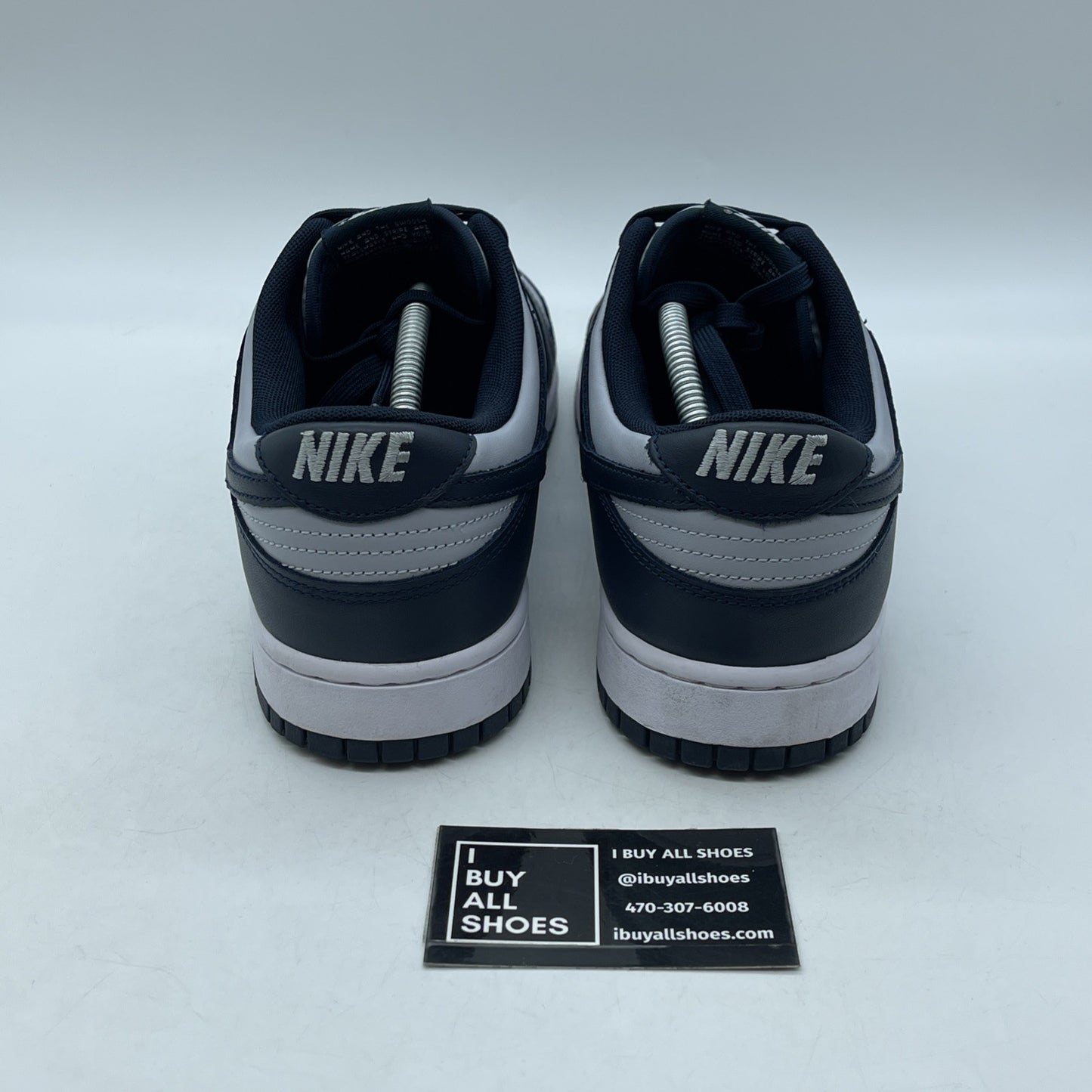 Size 12 - Nike Dunk Low Georgetown Blue Grey Leather (DD1391-003)