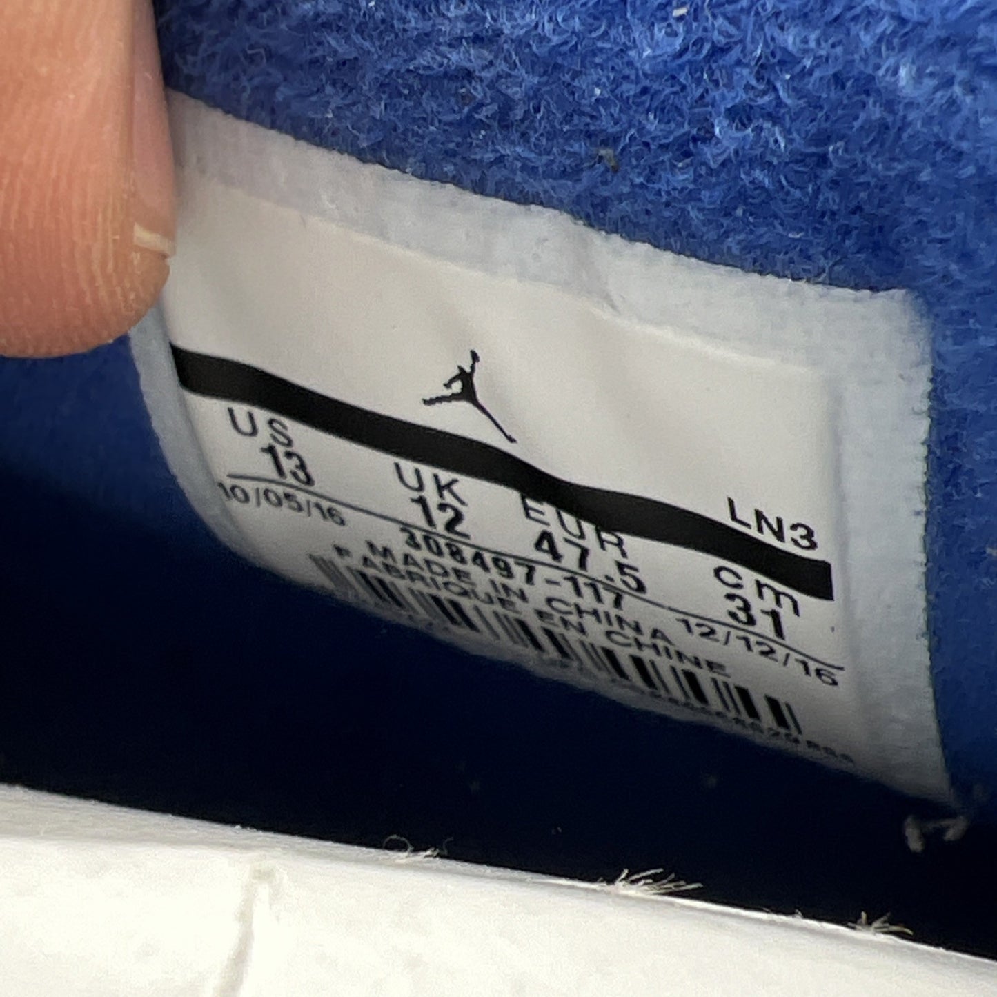 Size 13 - Air Jordan 4 Retro Mid Motorsports (308497-117)