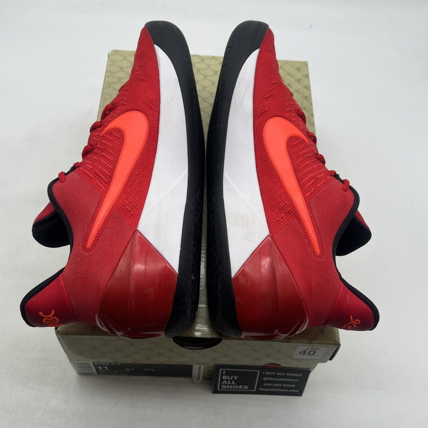 Size 11 - Nike Kobe A.D. University Red (852425-608)