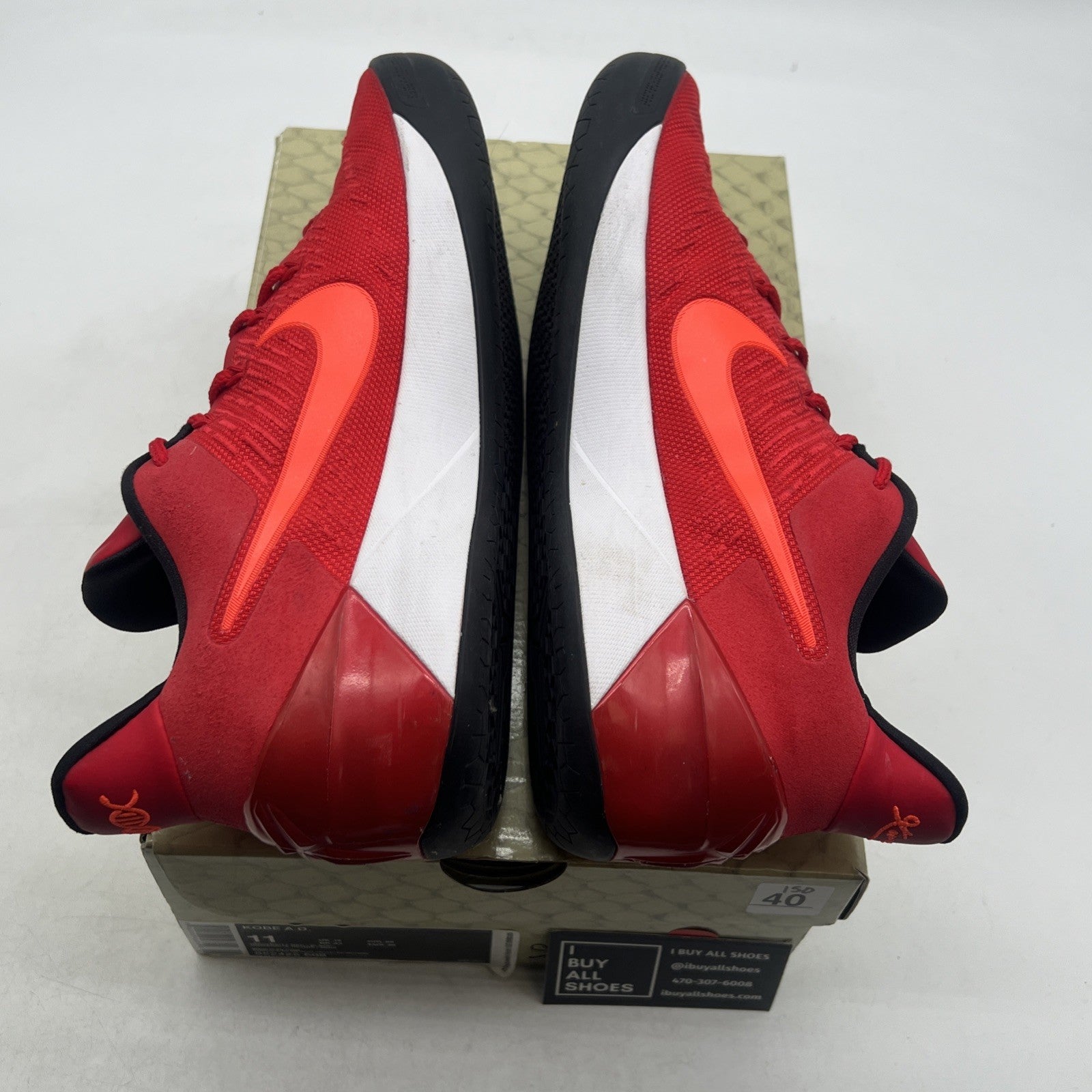 Size 11 - Nike Kobe A.D. University Red (852425-608)