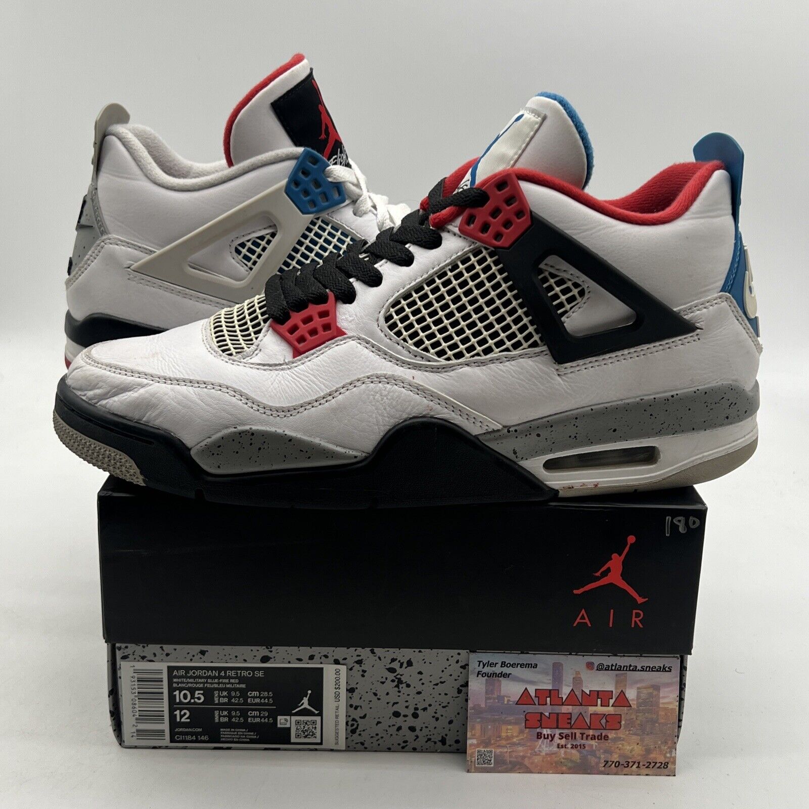 Size 10.5 - Air Jordan 4 Retro SE Mid What The 4 (CI1184-146)