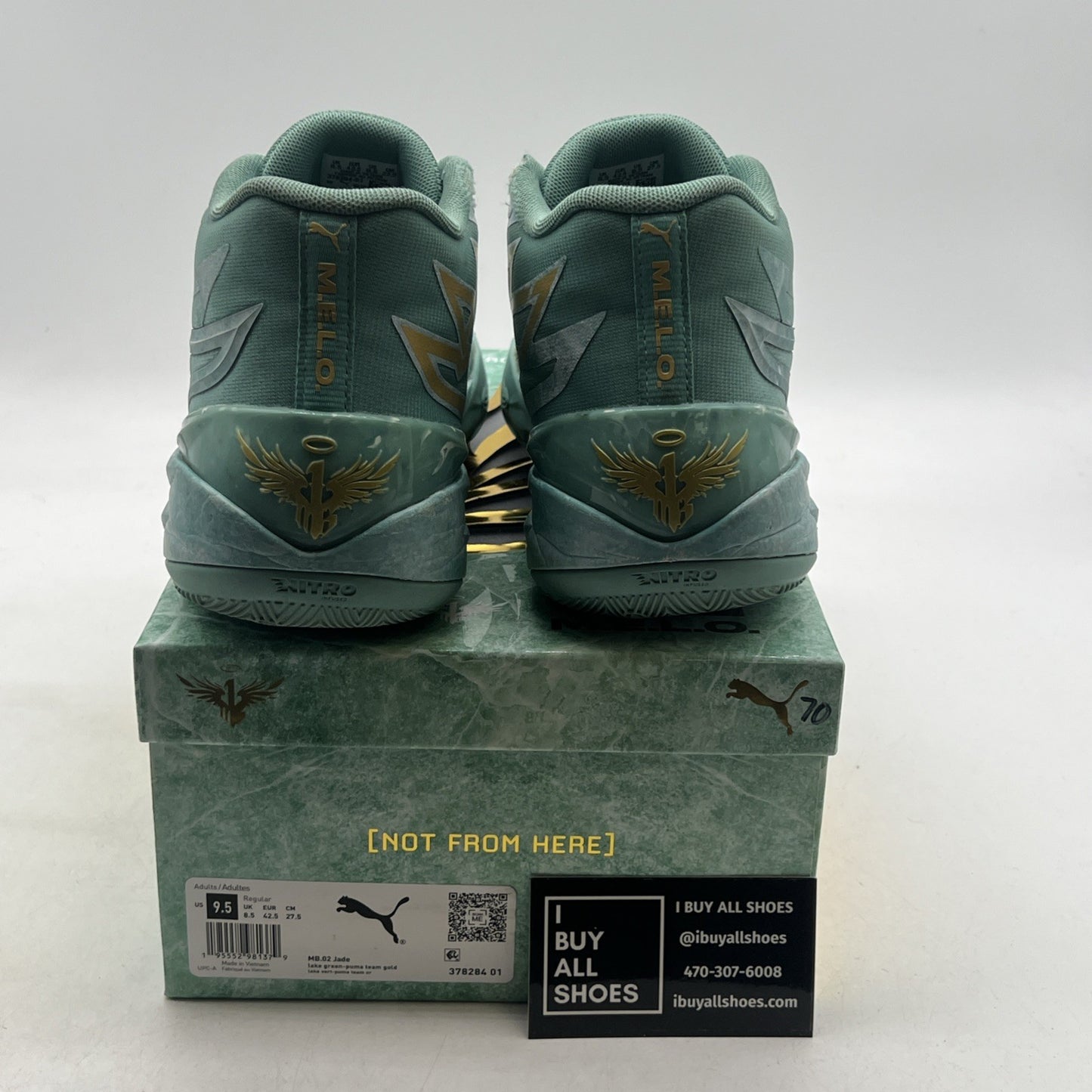 Size 9.5 - PUMA MB.02 Jade - (378284-01)