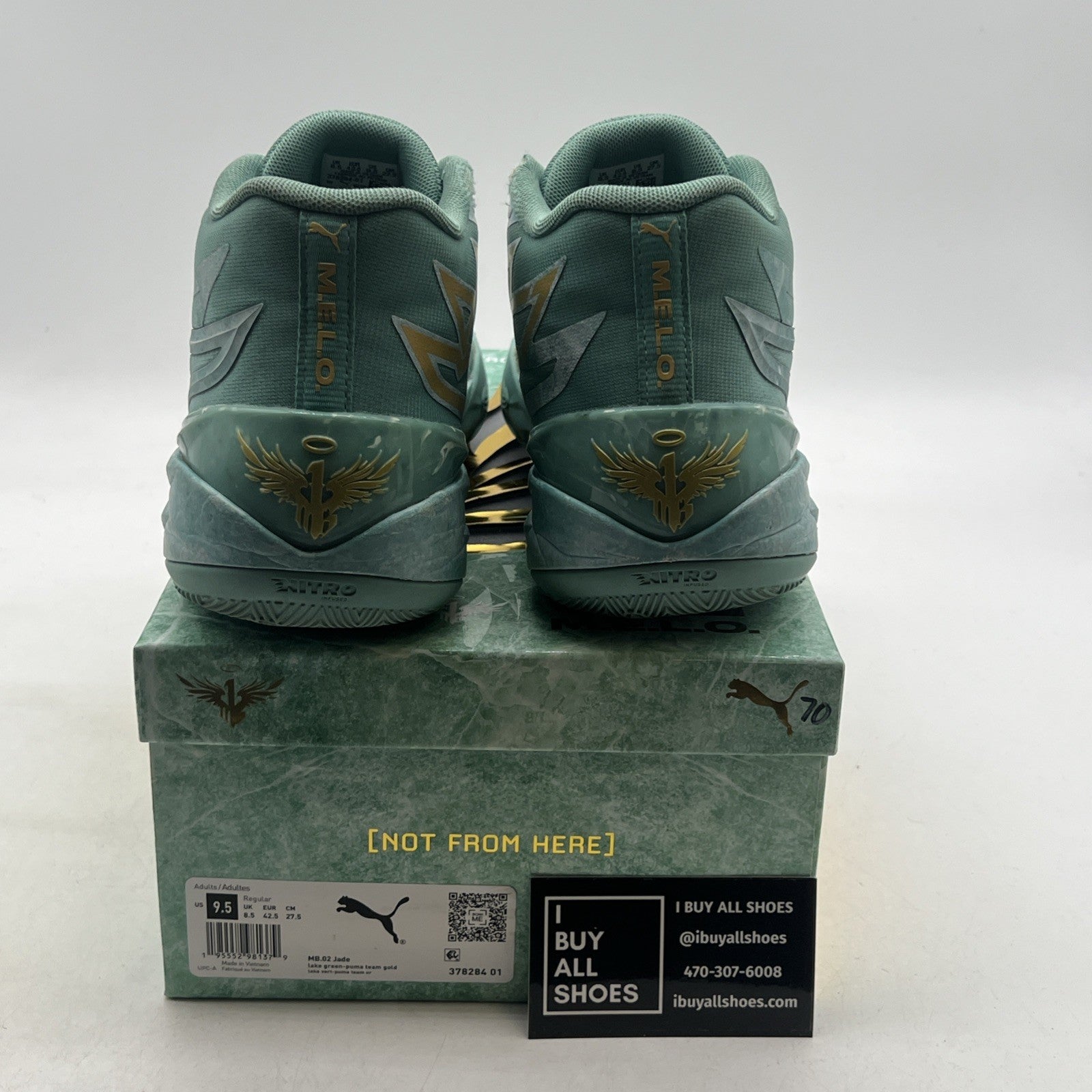 Size 9.5 - PUMA MB.02 Jade - (378284-01)