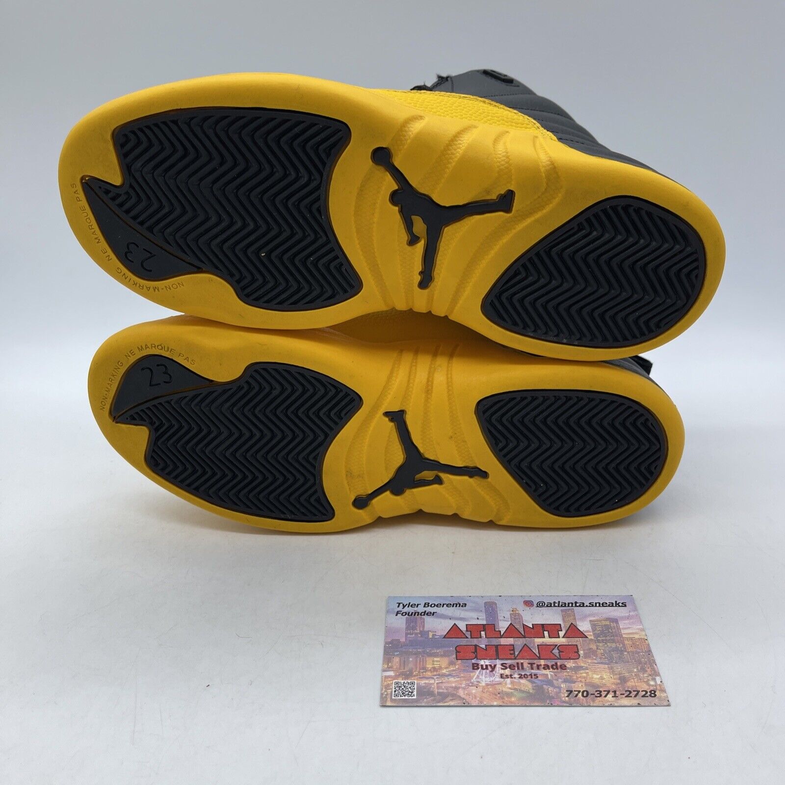 Size 3Y (PS) - Jordan 12 Retro Mid University Gold Yellow Black (151186-070)