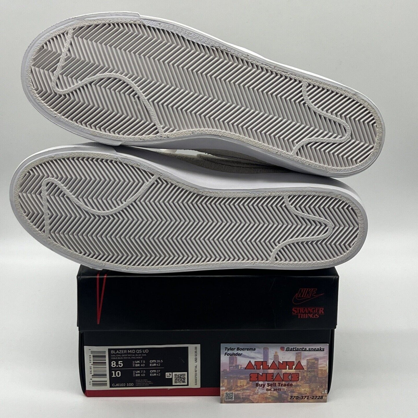 Size 8.5 - Nike Stranger Things x Blazer QS Mid Upside Down Brand New Og All DS