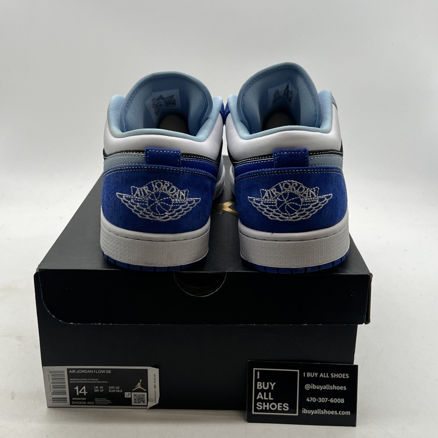 Size 14 - Air Jordan 1 SE Low Racer Blue (DH0206-400)