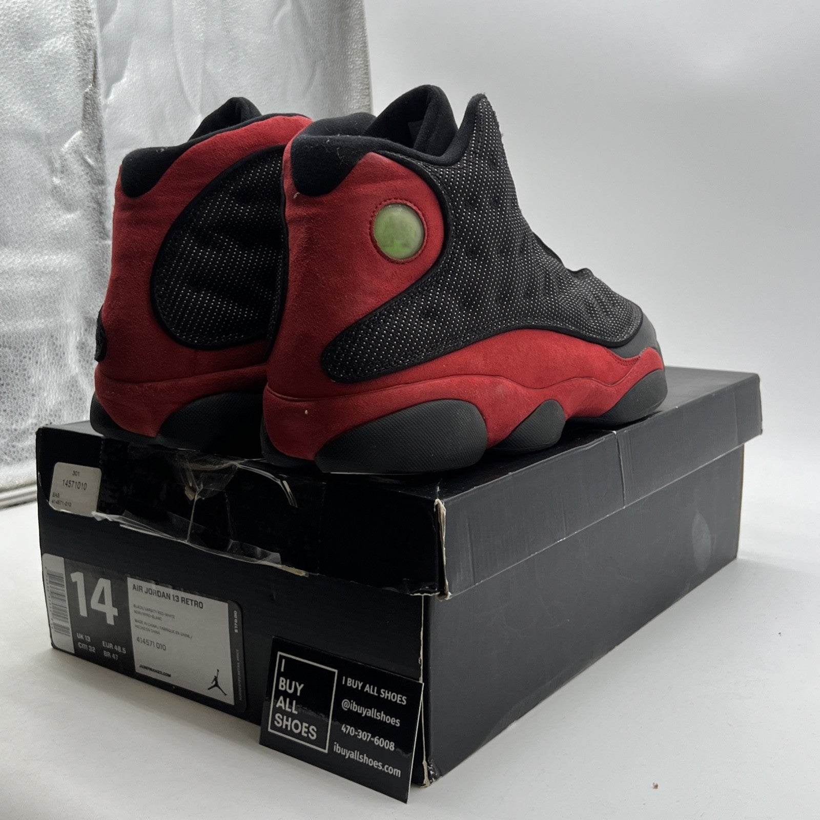 Size 14 - Air Jordan 13 Retro 2013 Bred (414571-010)