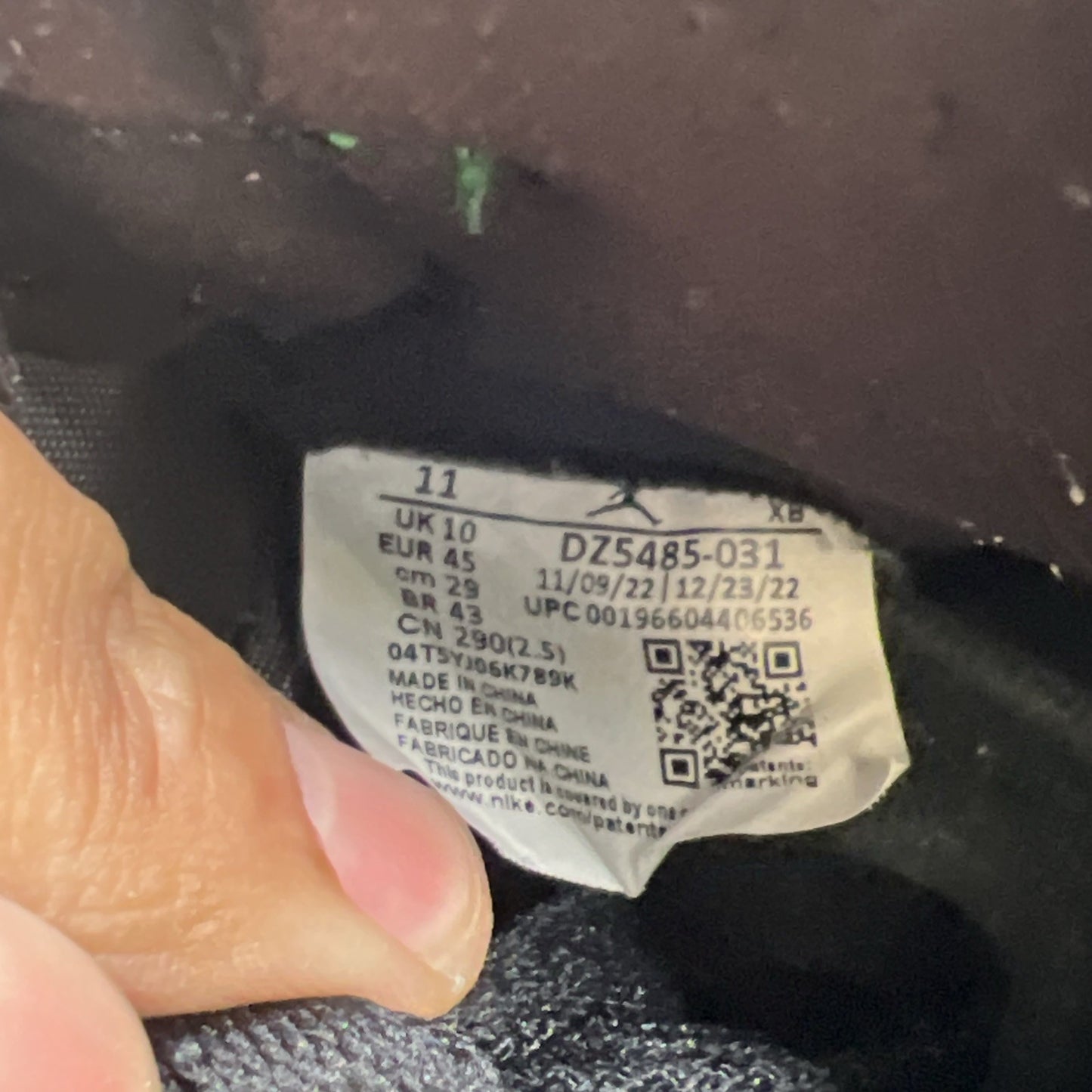 Size 11 - Air Jordan 1 Retro OG High Lucky Green (DZ5485-031)