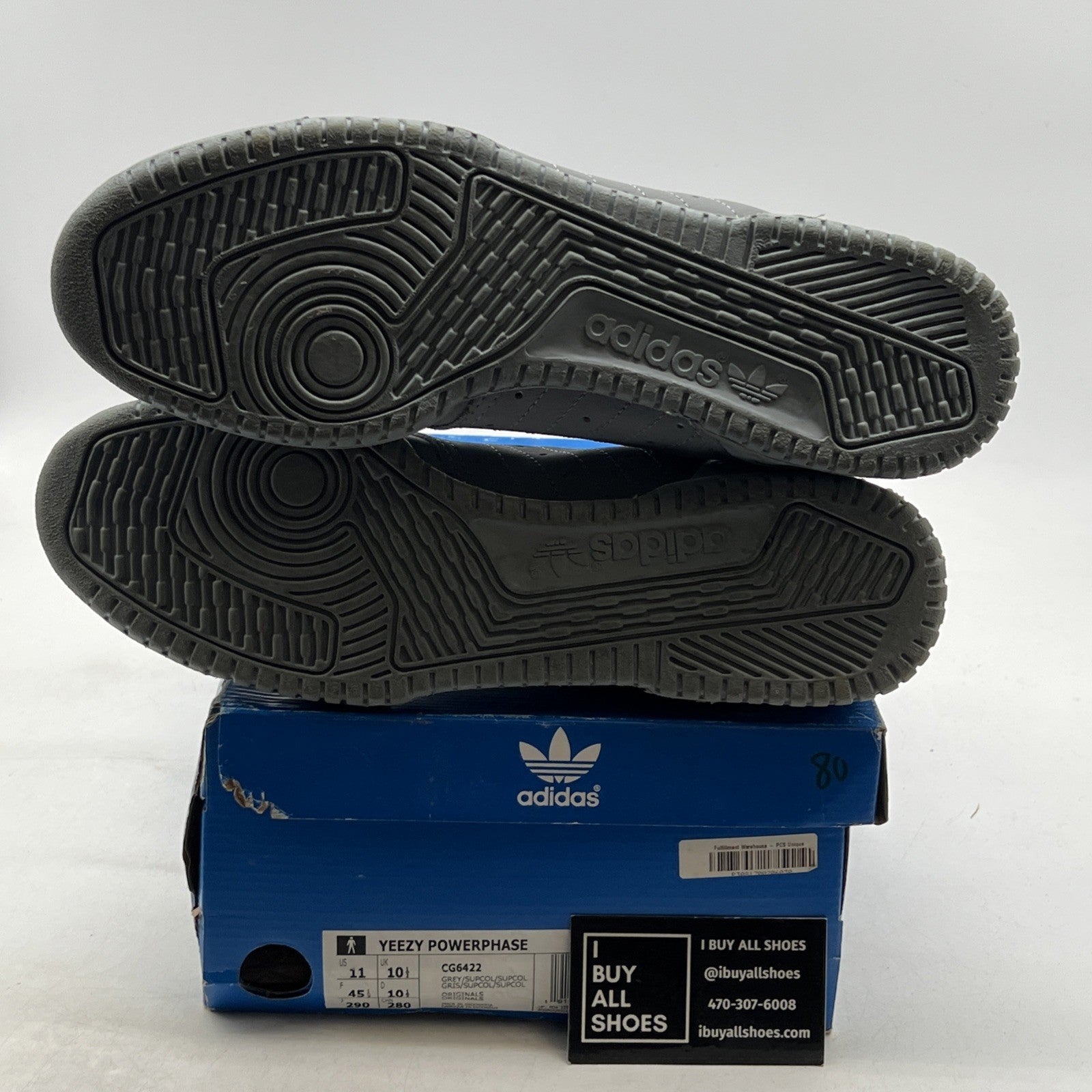 Size 11 - adidas Yeezy PowerPhase Calabasas Grey (CG6422)