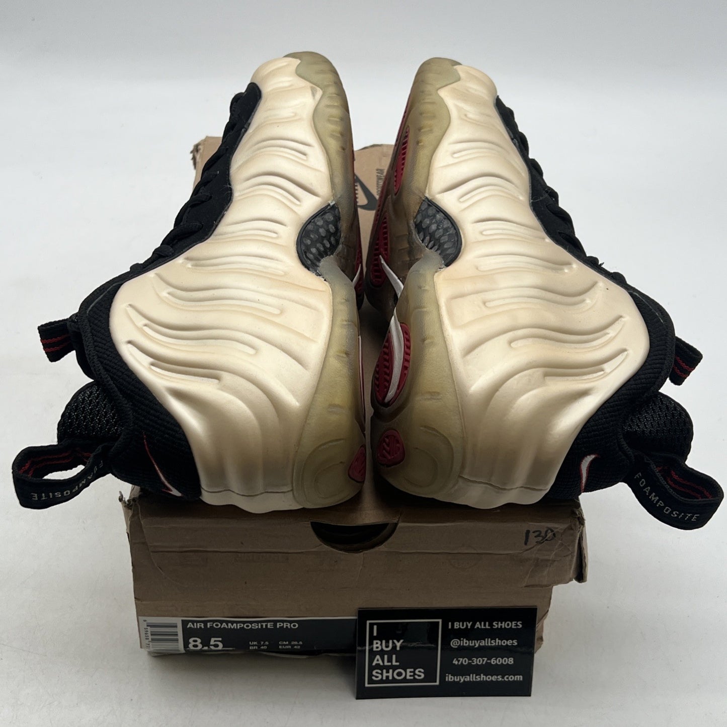 Size 8.5 - Nike Air Foamposite Pro 2010 Pearl (624041-206)