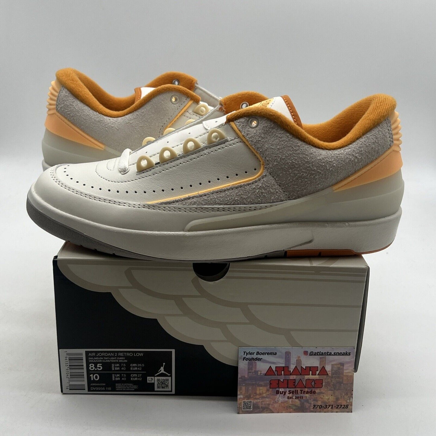 Size 8.5 - Air Jordan 2 Retro Low Melon Tint (DV9956-118)