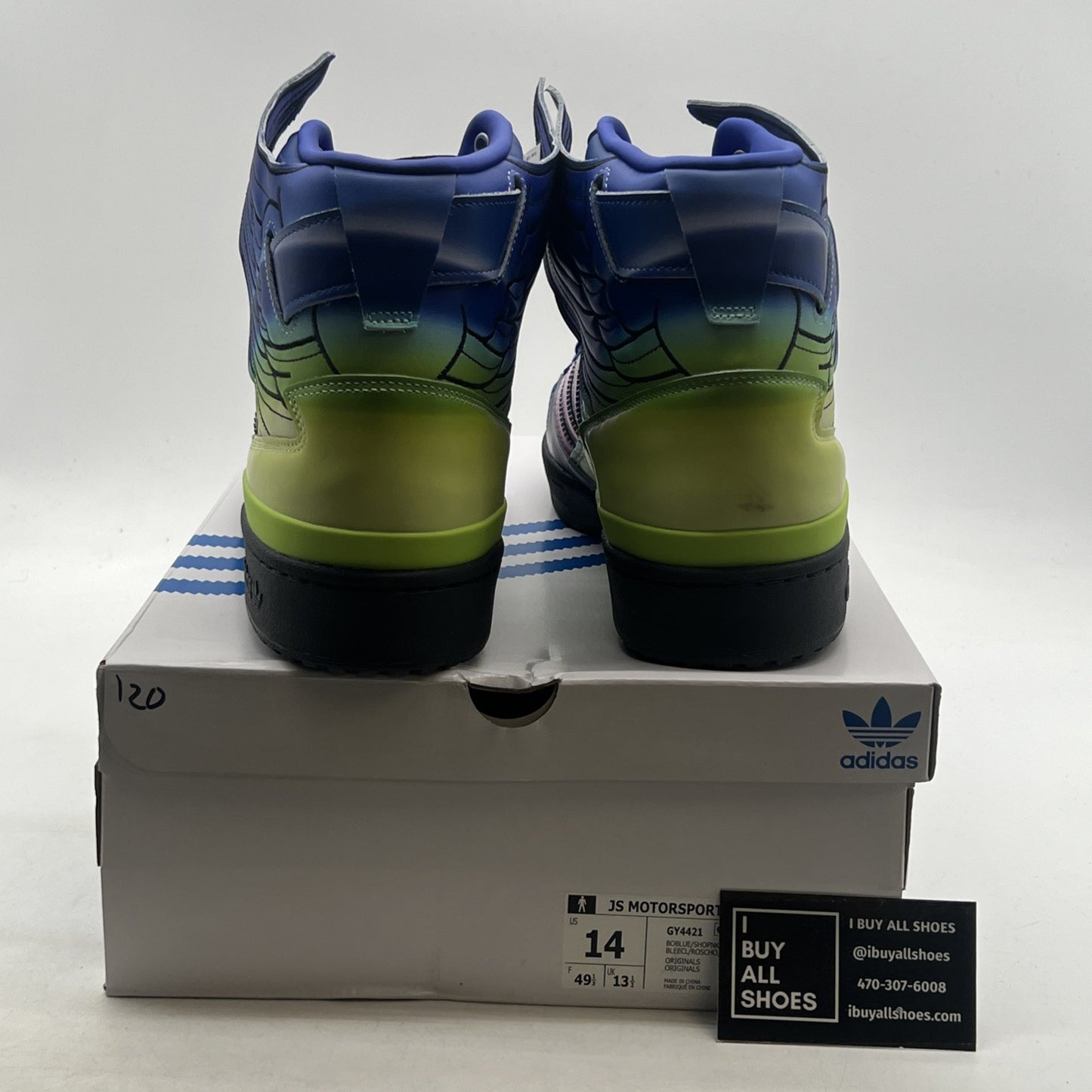 Size 14 - adidas Jeremy Scott x Forum Wings 4.0 Motorsport (GY4421)