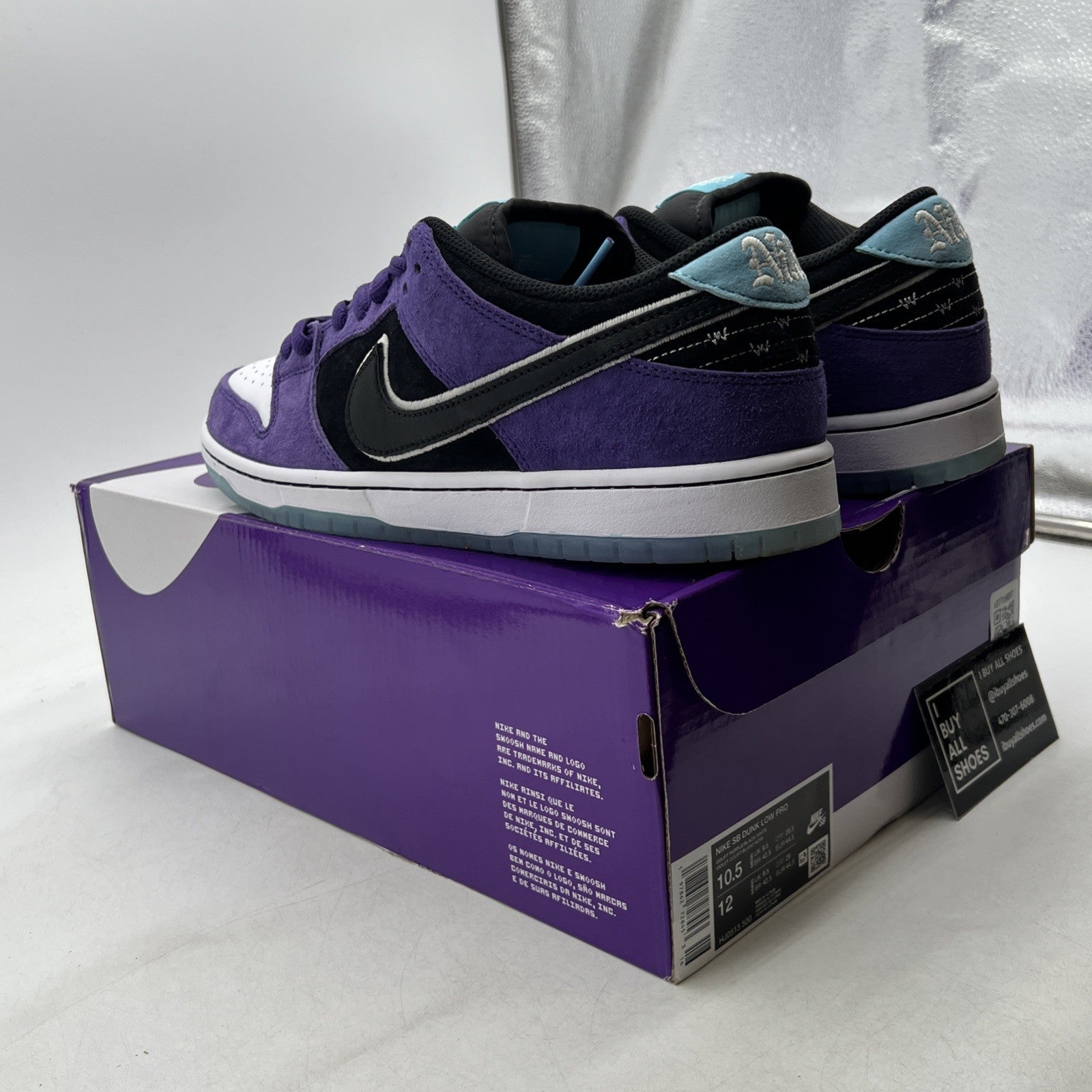 Size 10.5 - Nike Hayley Wilson x Dunk SB Low Court Purple (HJ0513-500)