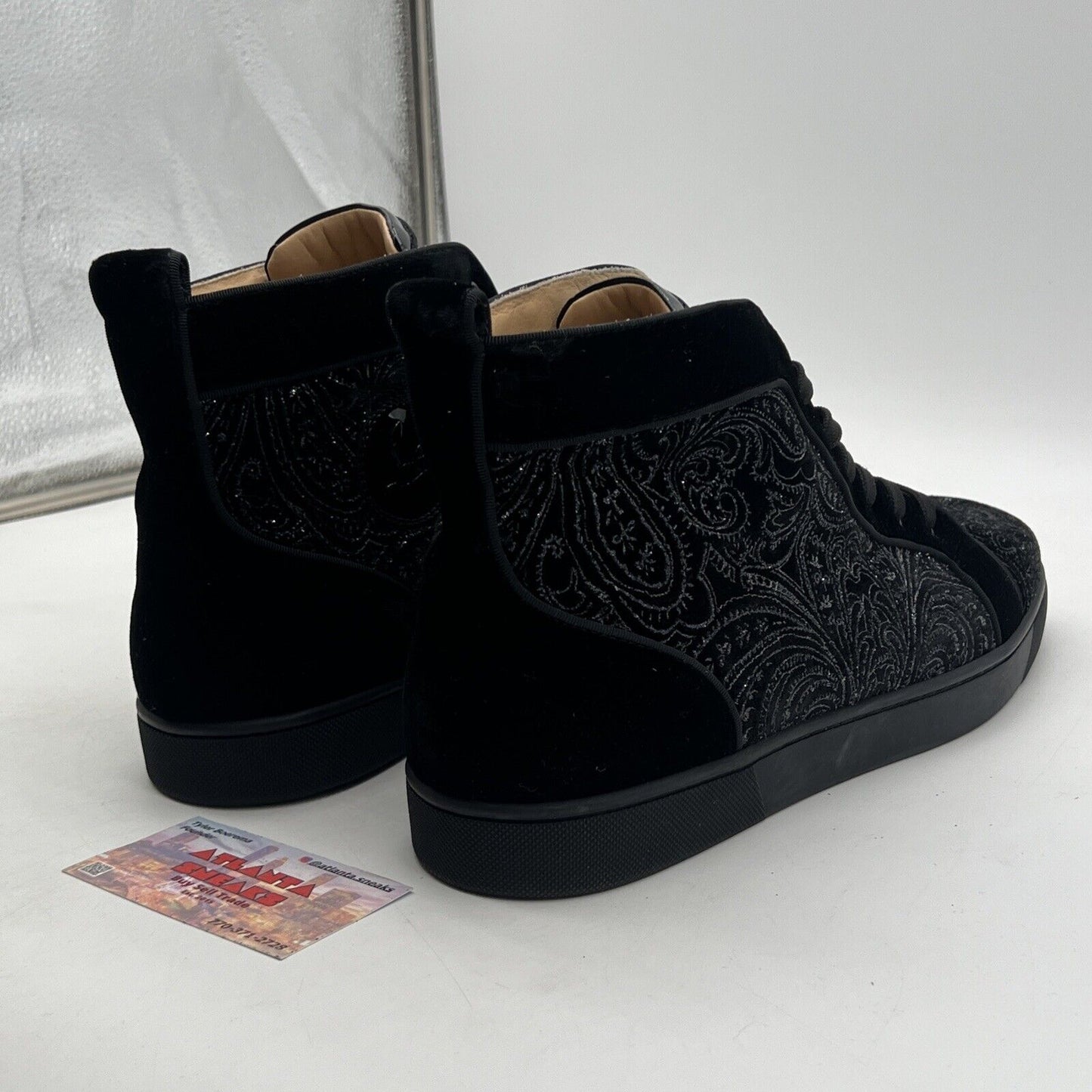 Size 13 - Christian Louboutin Louis Orlato High top Sneakers