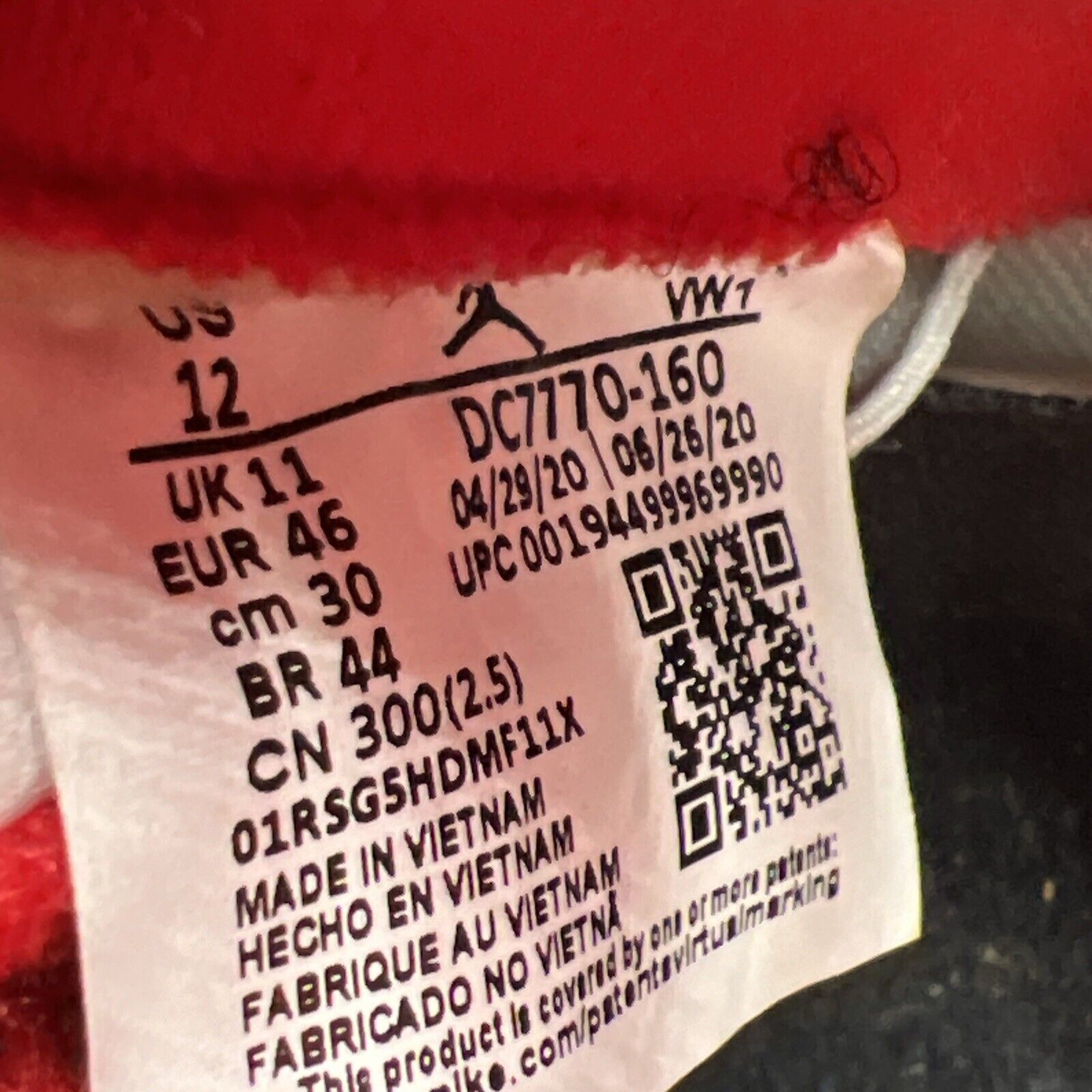 Size 12 - Jordan 4 Retro OG Mid Fire Red White Black Leather (DC7770-160)
