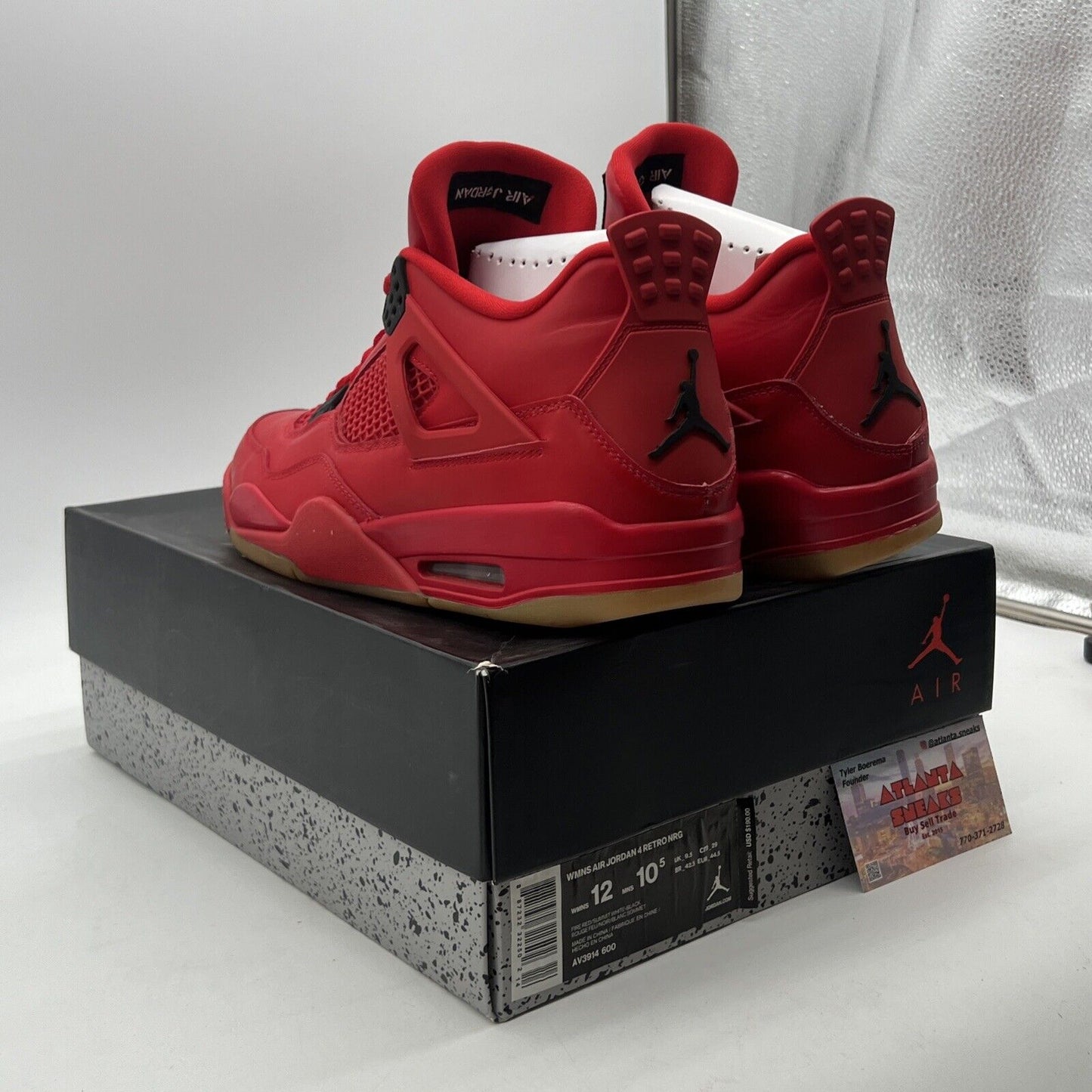 Size 12W- Air Jordan 4 Retro NRG Singles Day W (AV3914-600)