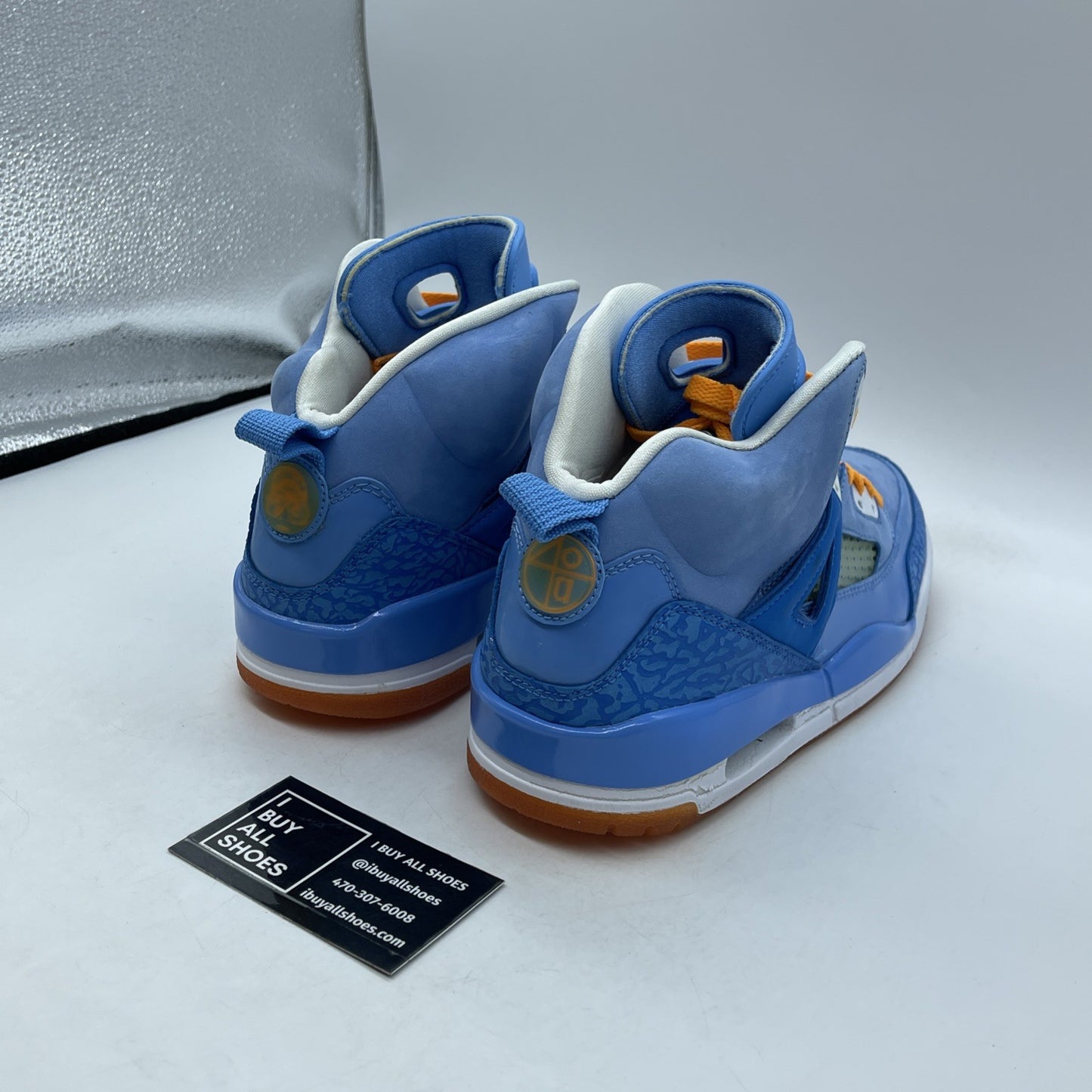 Size 9.5 - Jordan Spizike Year Of The Dragon Blue Suede Leather (315371-415)