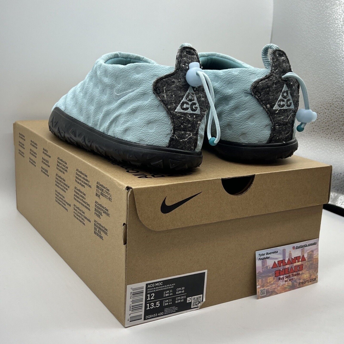 Nike ACG Moc Ocean Bliss DQ6453-400 Size 12 Men Brand New Og All