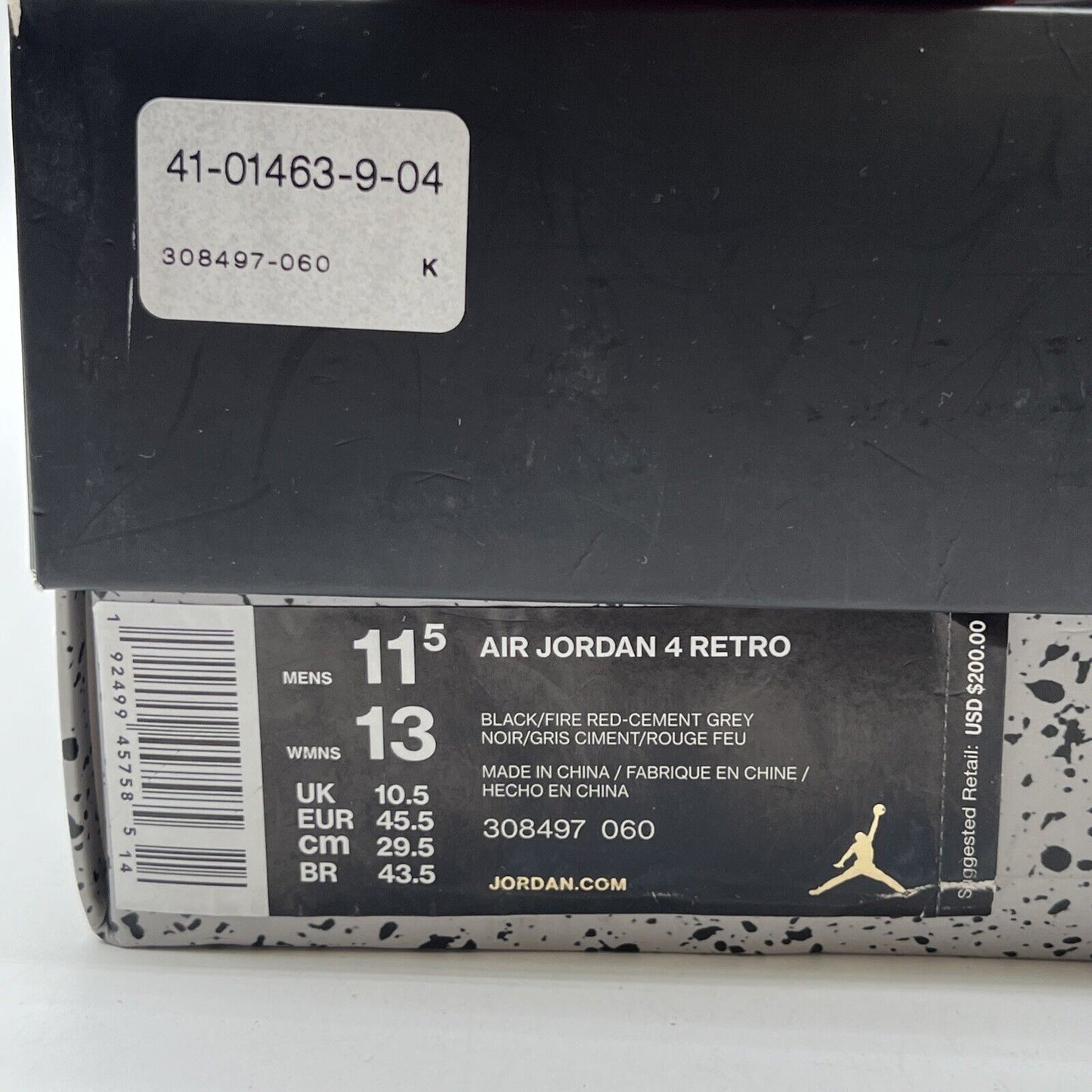 Size 11.5 - Air Jordan 4 Retro OG Mid Bred 2019 (308497-070)