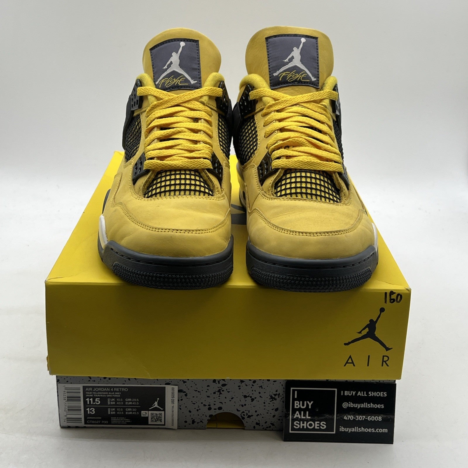 Size 11.5 - Air Jordan 4 Retro Mid Lightning (CT8527-700)