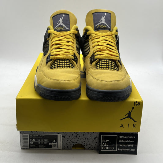 Size 11.5 - Air Jordan 4 Retro Mid Lightning (CT8527-700)