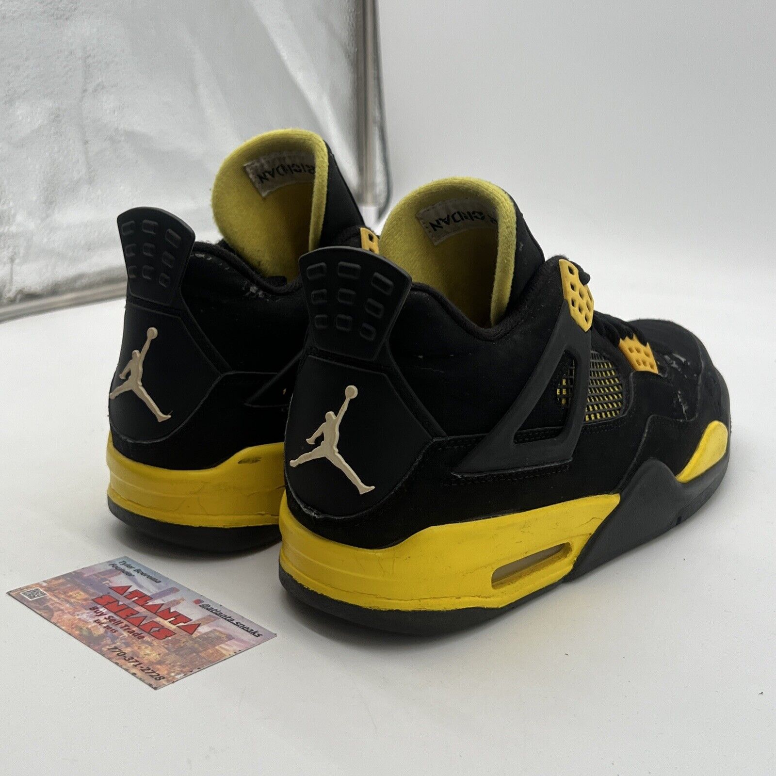 Size 8 - Air Jordan 4 Retro Low Thunder (308497-008)