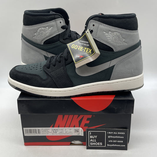 Size 10.5 - Air Jordan 1 Element GORE-TEX High Black Particle Grey (DB2889-001)