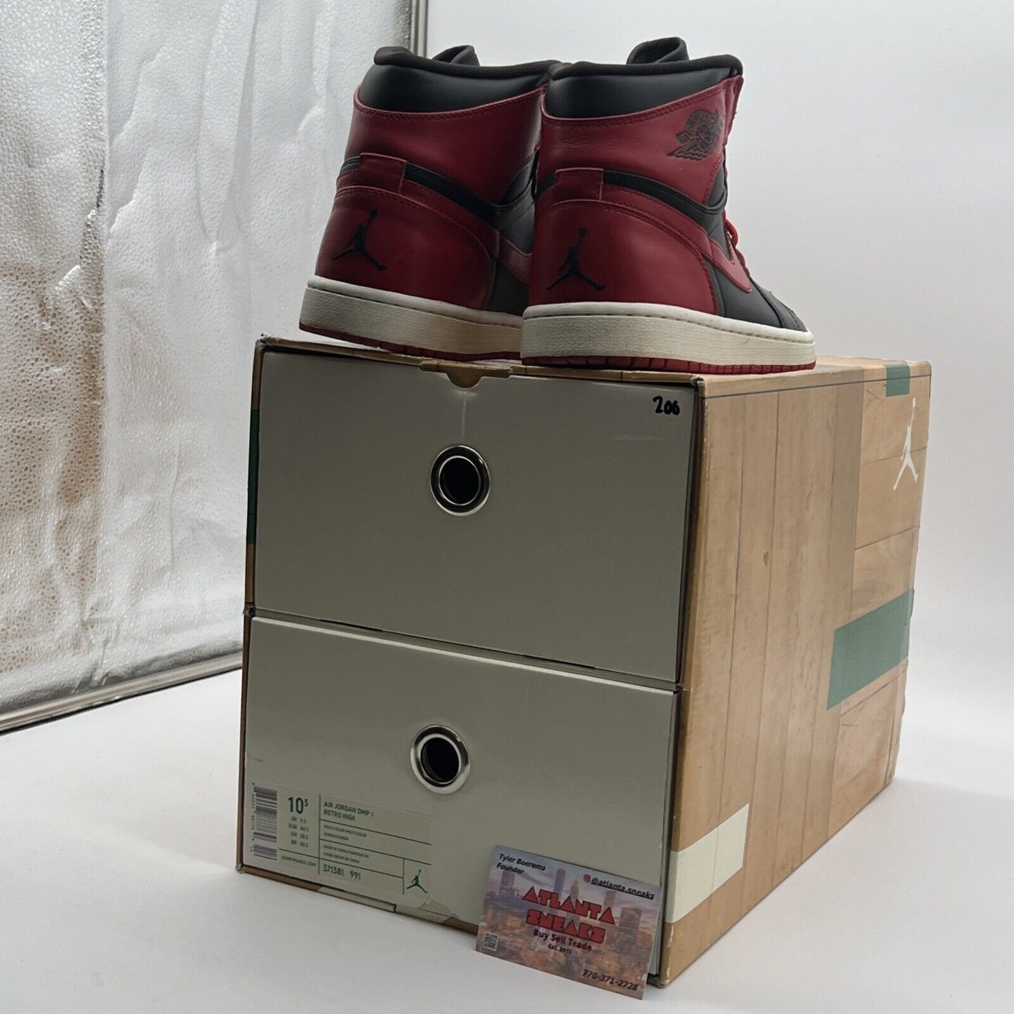 Size 10.5 - Air Jordan 1 Retro DMP High Chicago Bulls (332550-061)