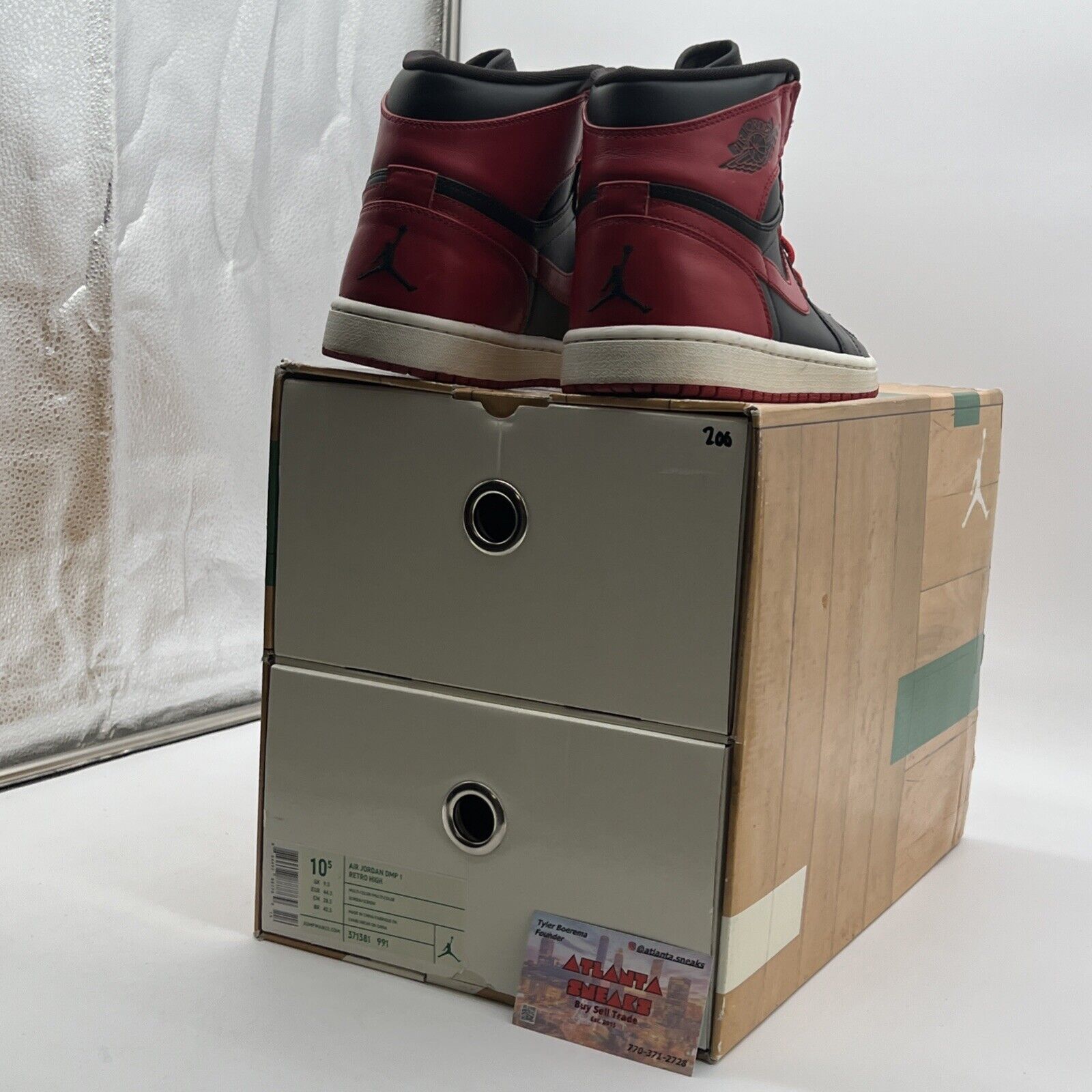 Size 10.5 - Air Jordan 1 Retro DMP High Chicago Bulls (332550-061)