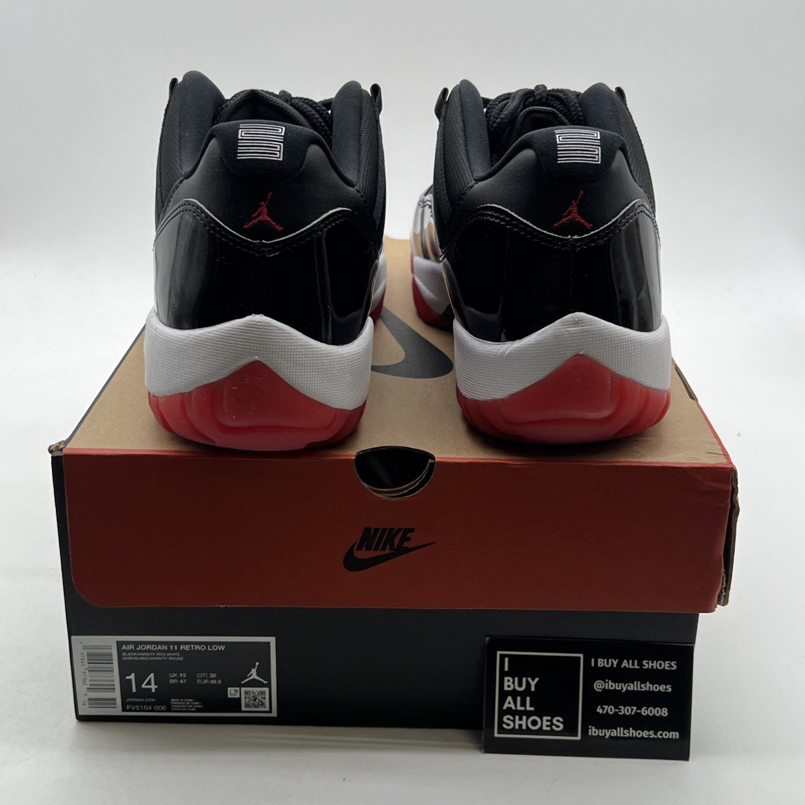 Size 14 - Air Jordan 11 Retro 2025 Low Bred (FV5104-006)