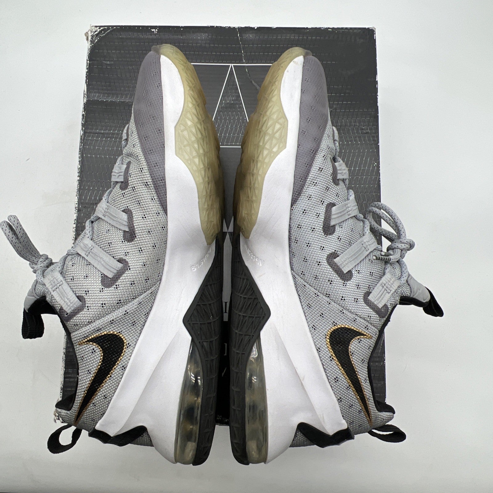 Size 12 - Nike LeBron 13 Low Cool Grey (831925-071)
