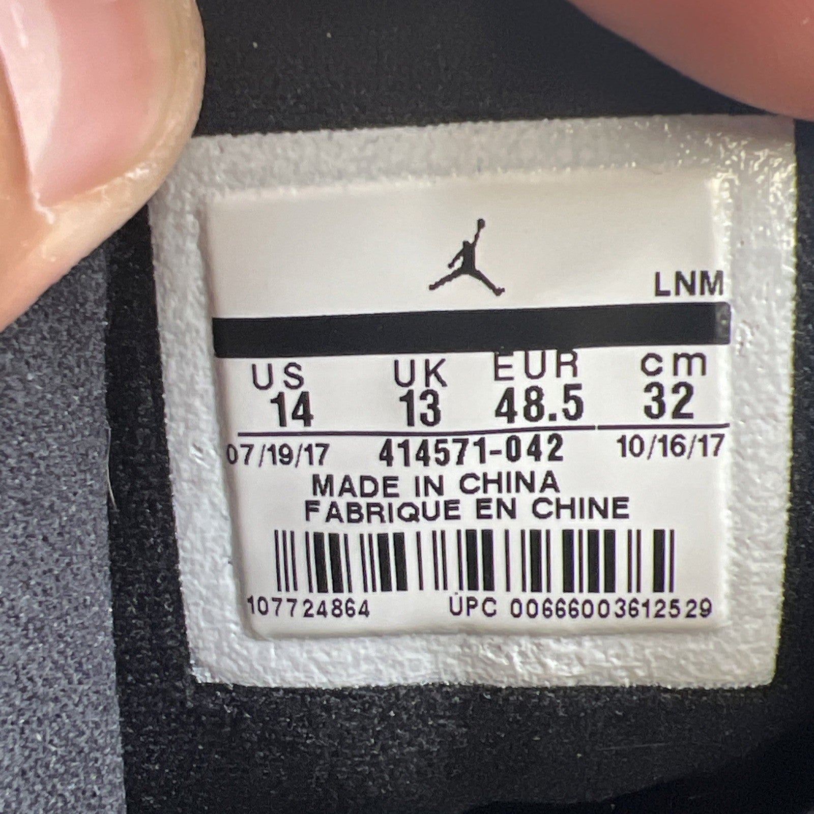Size 14 - Air Jordan 13 Retro 2017 Altitude (414571-042)