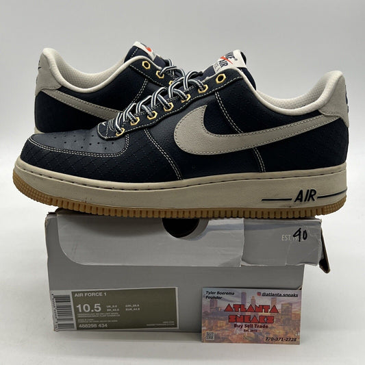 Size 10.5 - Nike Air Force 1 Obsidian Light Bone (488298-434)