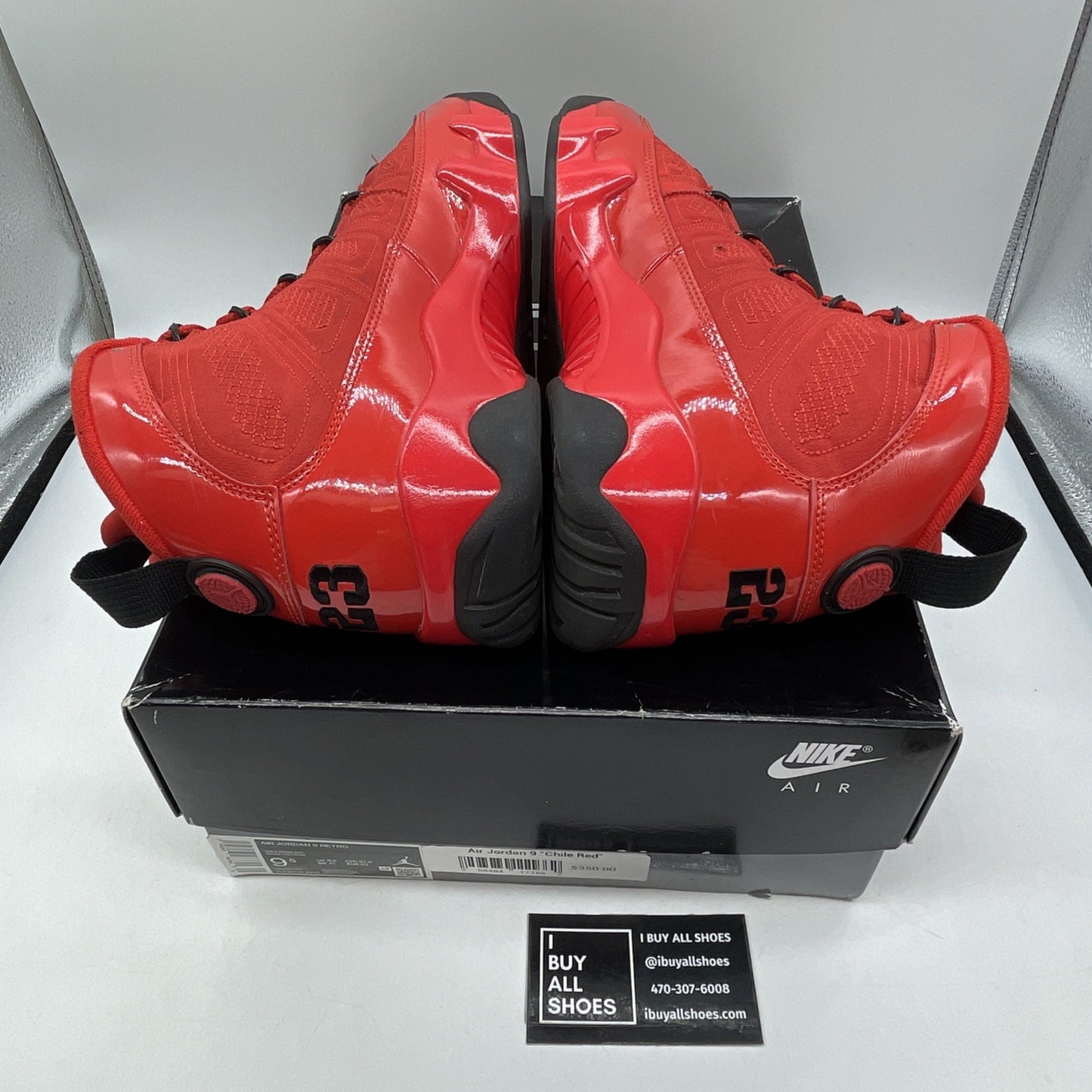 Size 9.5 - Jordan 9 Chile Red Black Leather (CT8019-600)