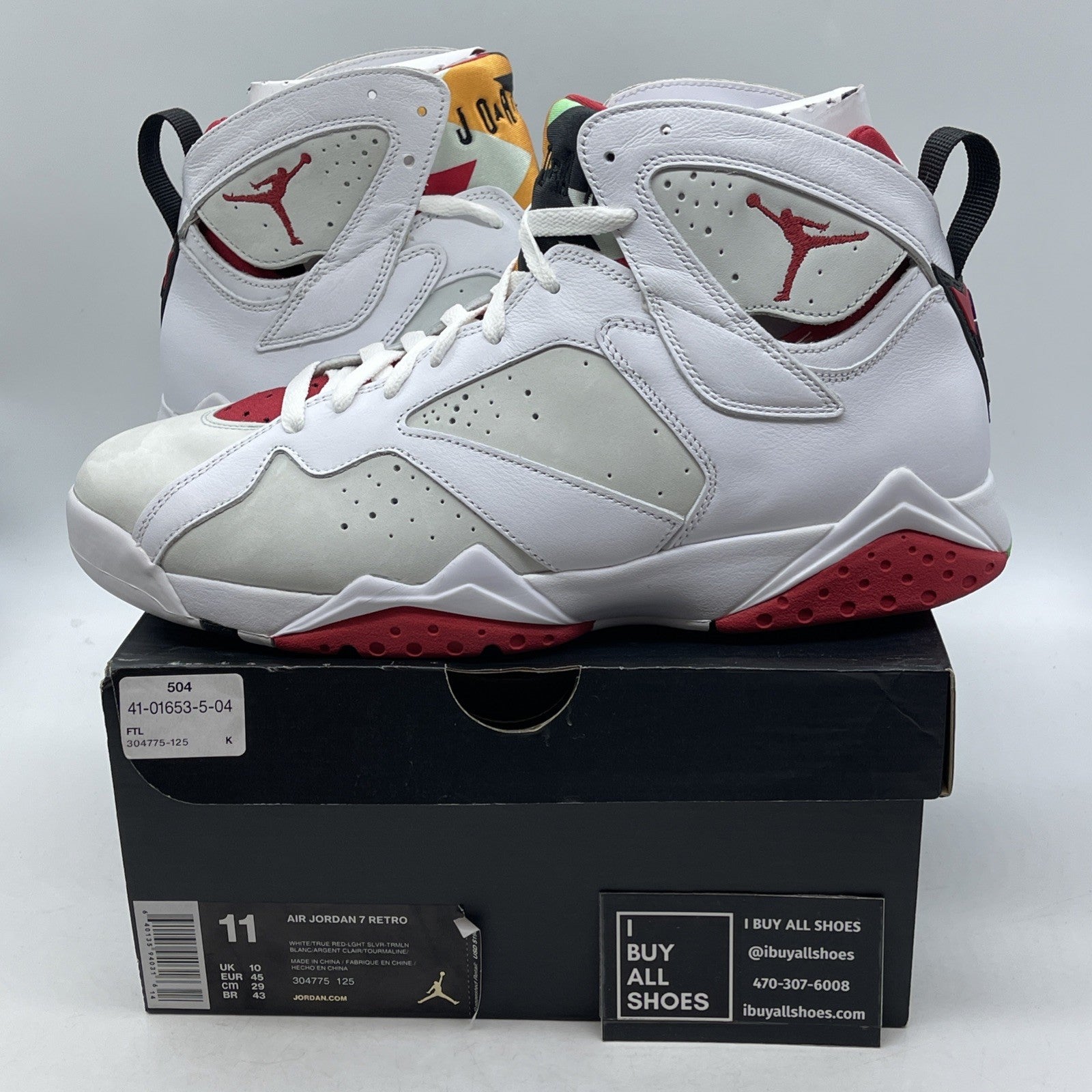 Size 11 - Air Jordan 7 Retro 2015 Hare (304775-125)