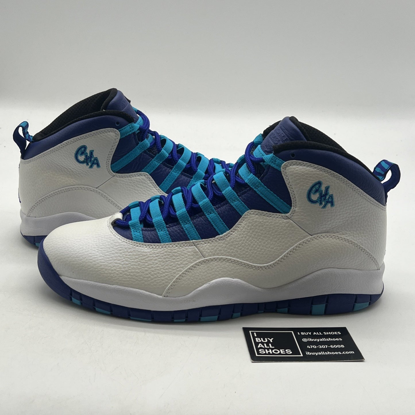 Size 12.5 - Air Jordan 10 Retro Charlotte Hornets (310805-107)