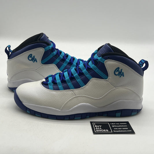 Size 12.5 - Air Jordan 10 Retro Charlotte Hornets (310805-107)