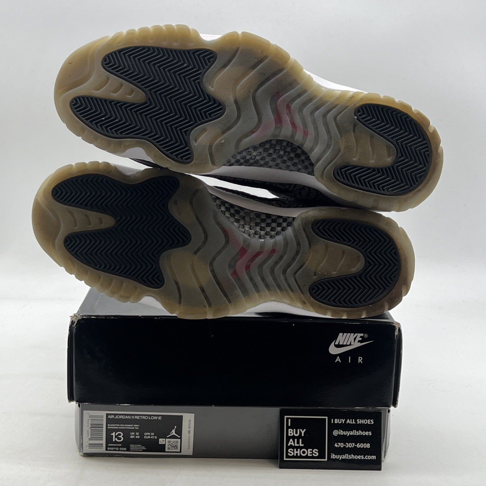 Size 13 - Air Jordan 11 Retro IE Low Black Cement (919712-006)