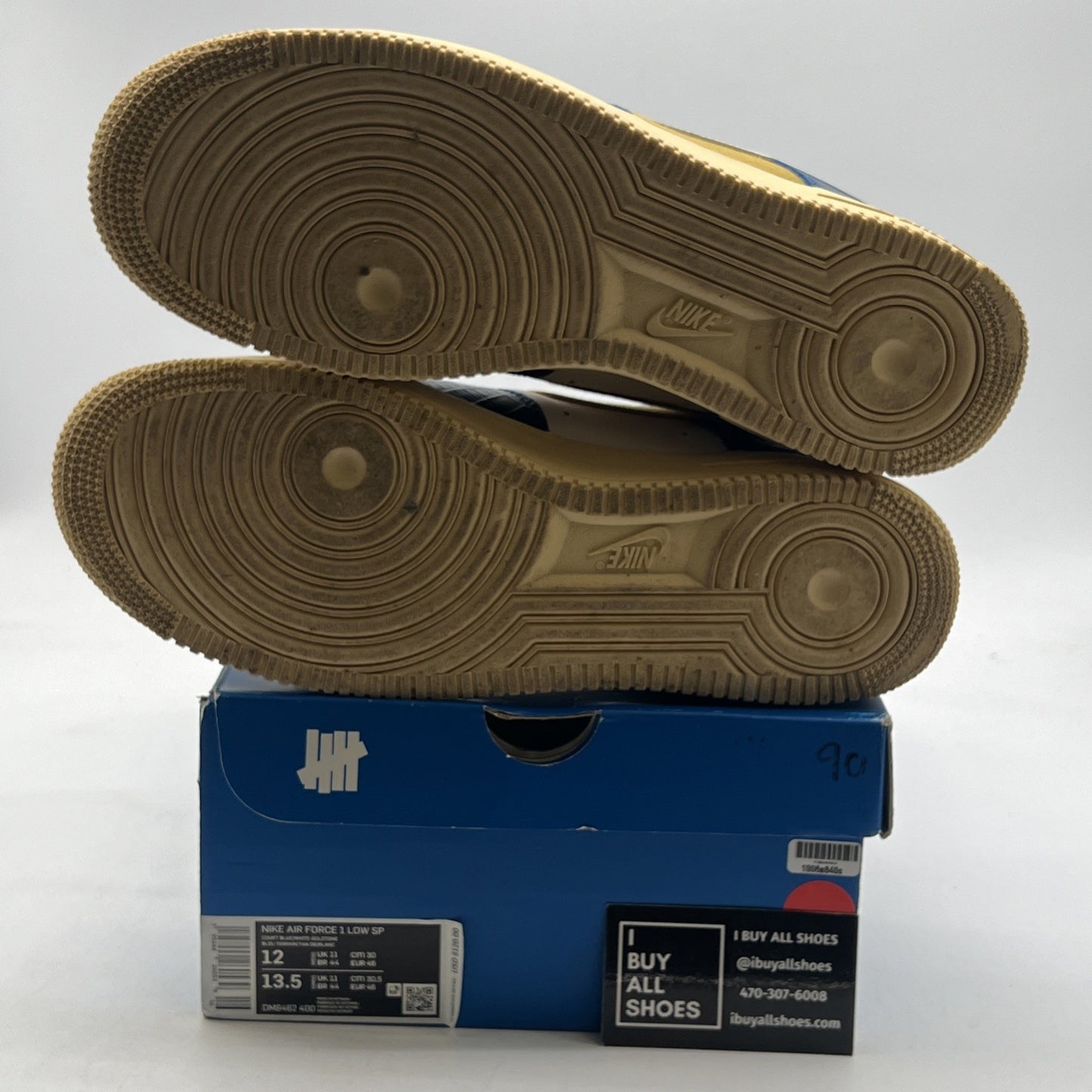 Size 12 - Nike Undefeated x Air Force 1 SP Low Dunk vs AF1 (DM8562-400)