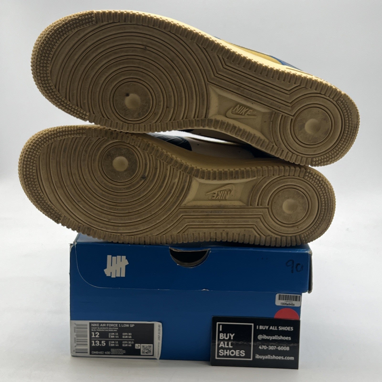 Size 12 - Nike Undefeated x Air Force 1 SP Low Dunk vs AF1 (DM8562-400)